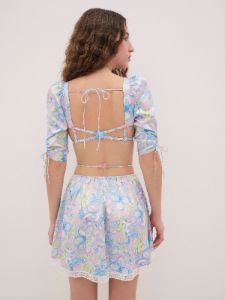 Midsummer Floral Skirt sold by For Love And Lemons