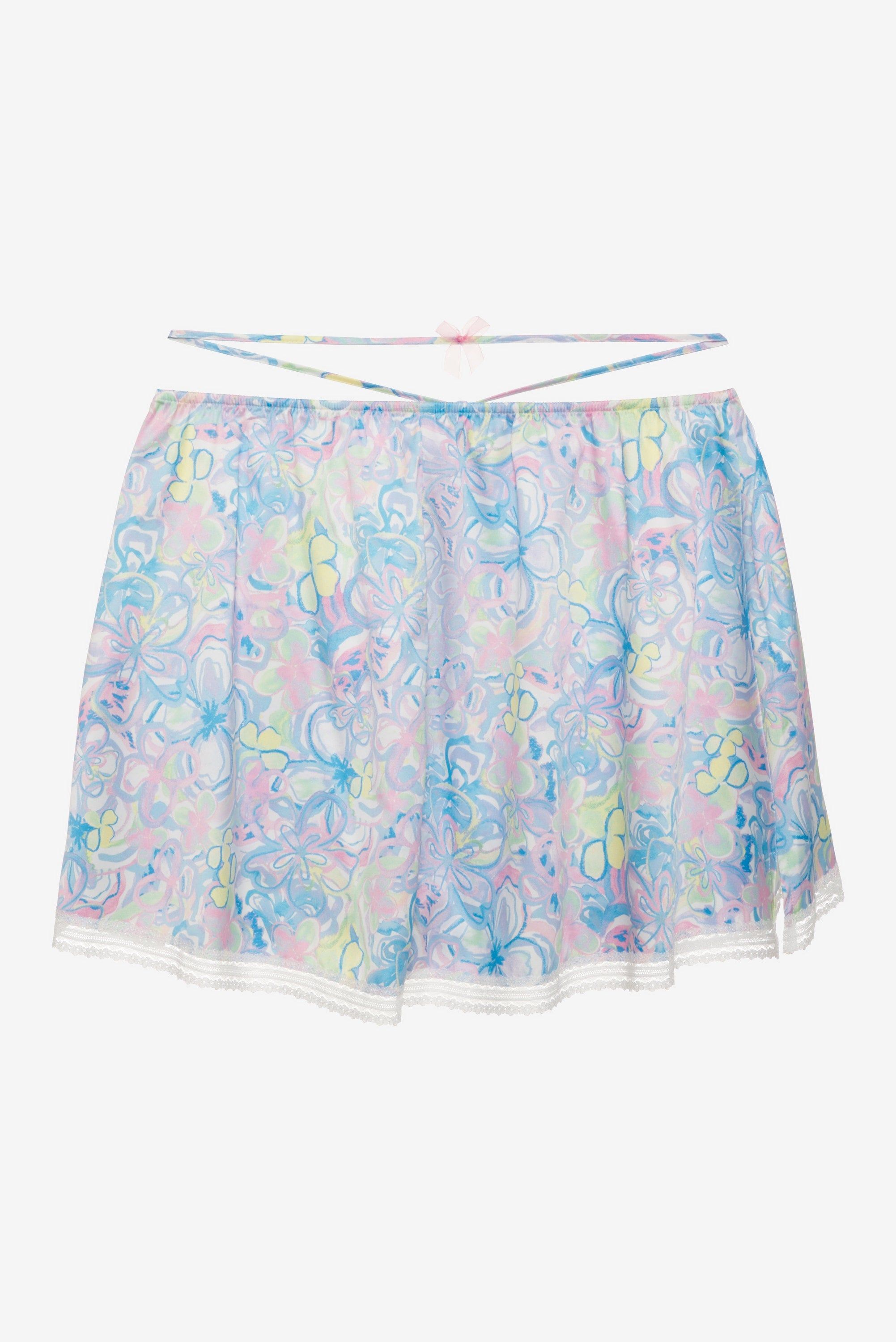Midsummer Floral Skirt sold by For Love And Lemons product image thumbnail 6