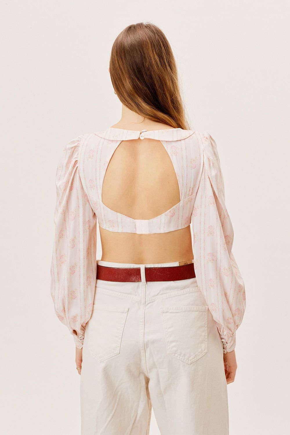 Carly Crop Top sold by For Love And Lemons product image thumbnail 2
