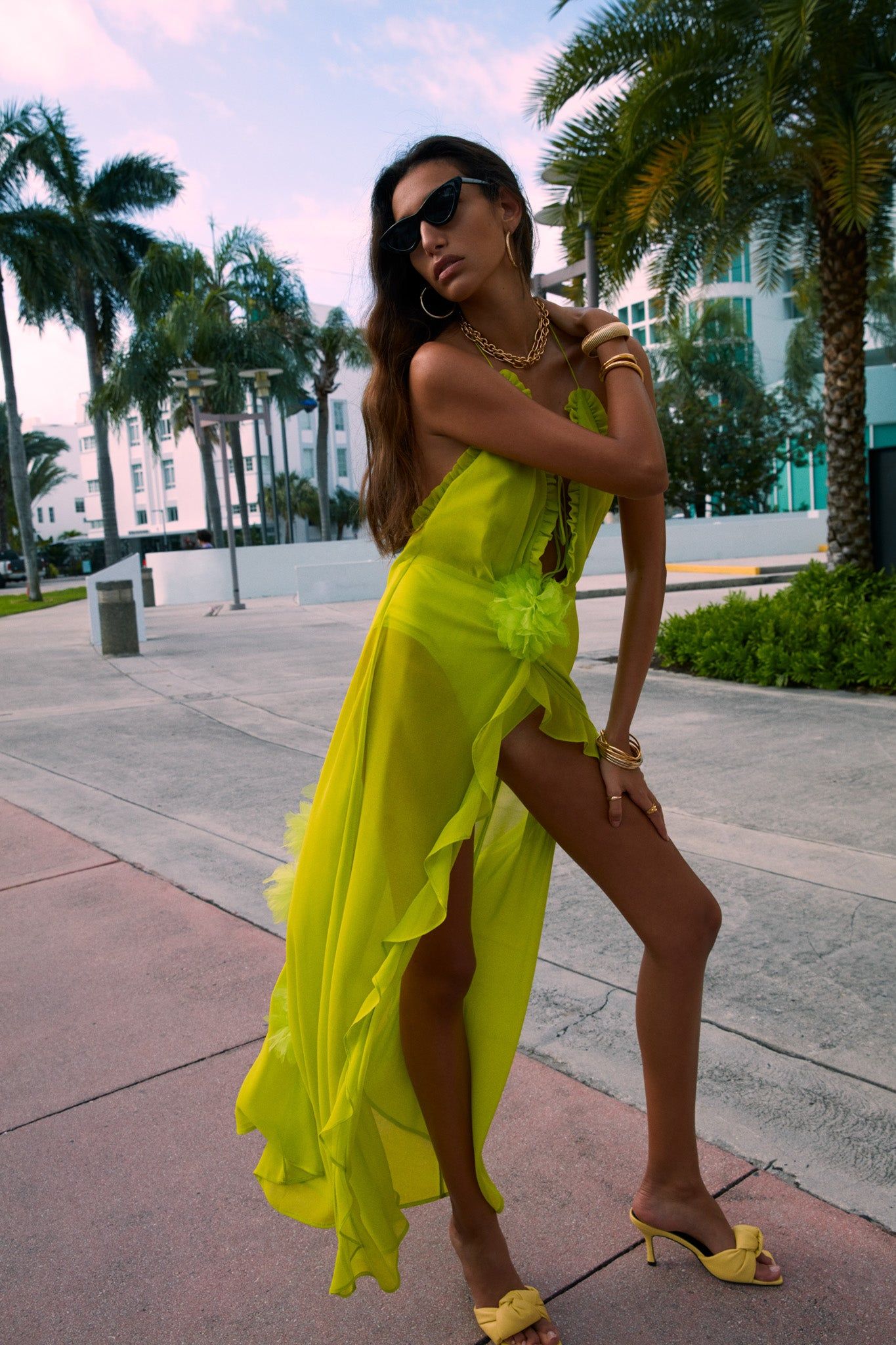 Lina Maxi Dress sold by For Love And Lemons product image thumbnail 5