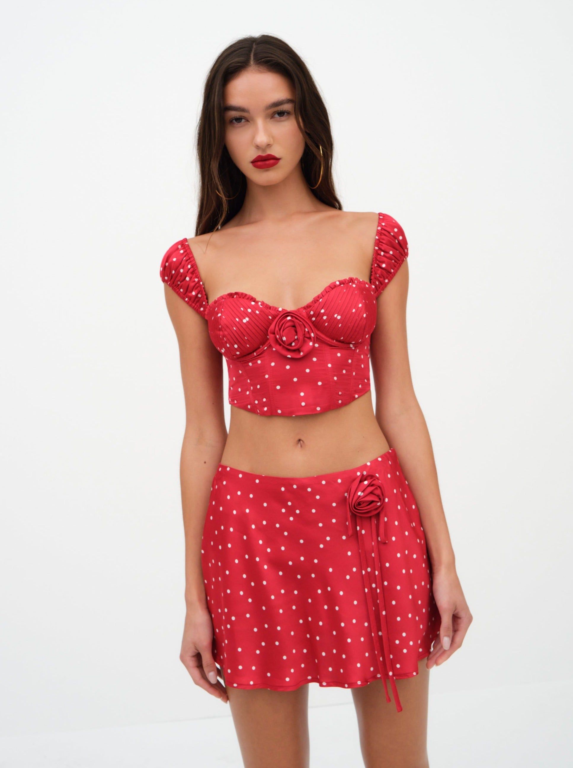 Eleanor Crop Top sold by For Love And Lemons product image thumbnail 2