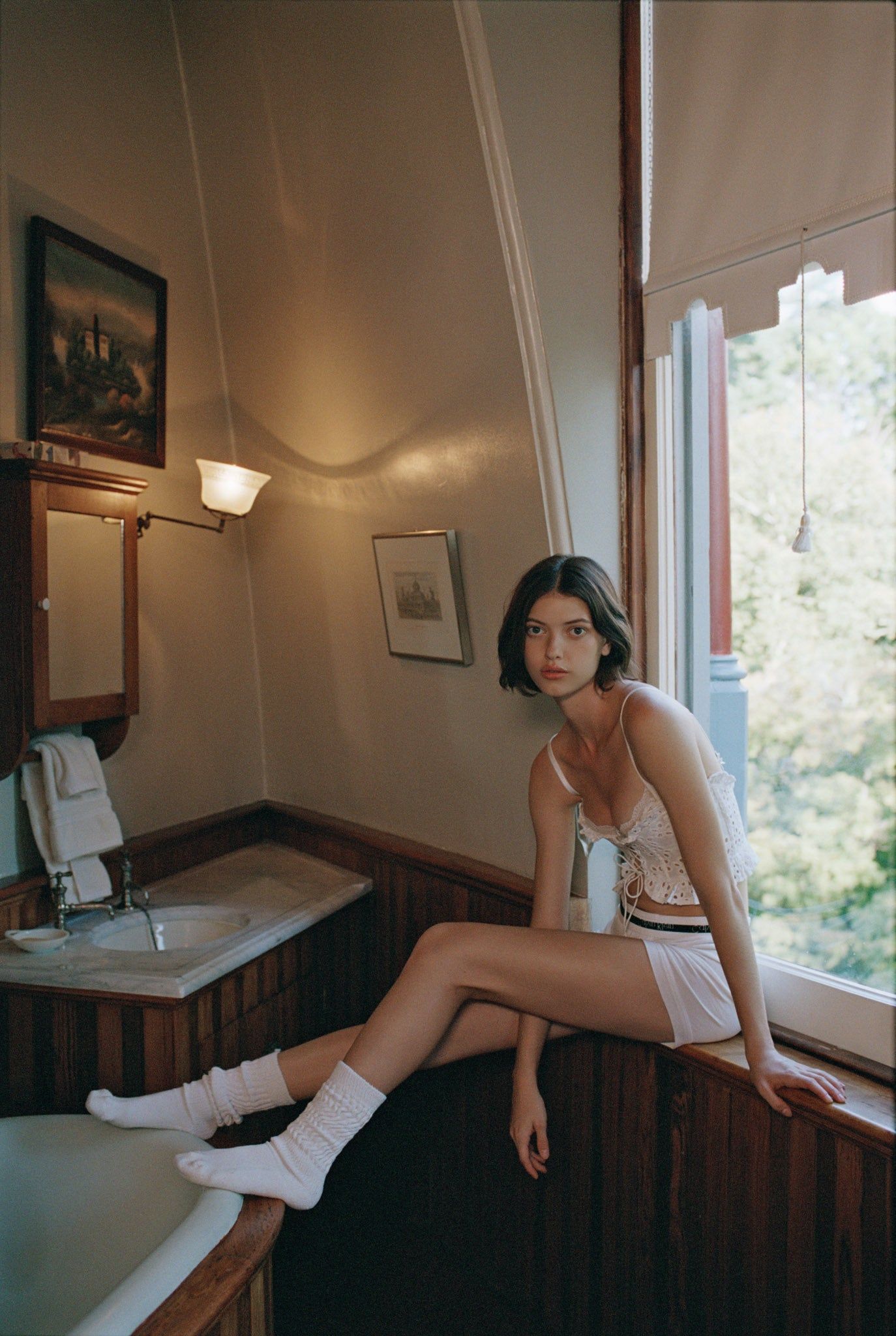 Sadie Corset Crop Top sold by For Love And Lemons product image thumbnail 6