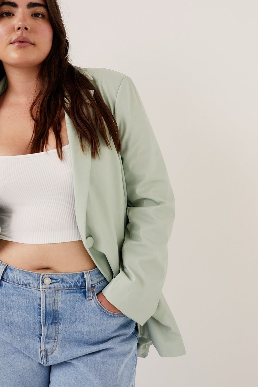 Talia Boyfriend Blazer sold by For Love And Lemons product image thumbnail 4