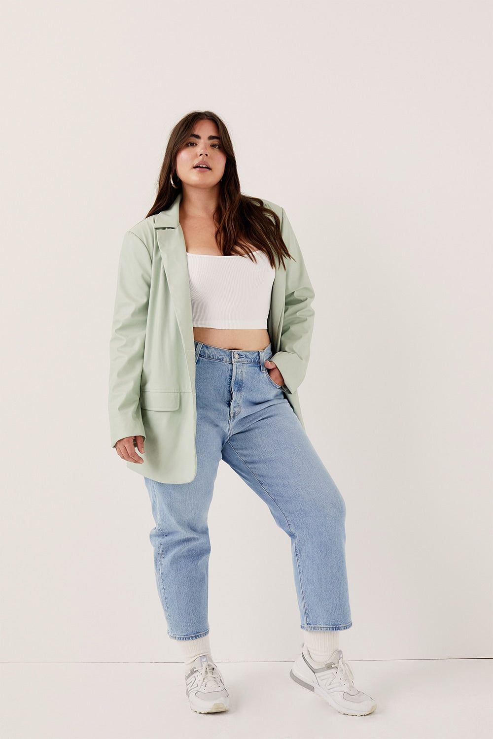 Talia Boyfriend Blazer sold by For Love And Lemons product image thumbnail 5