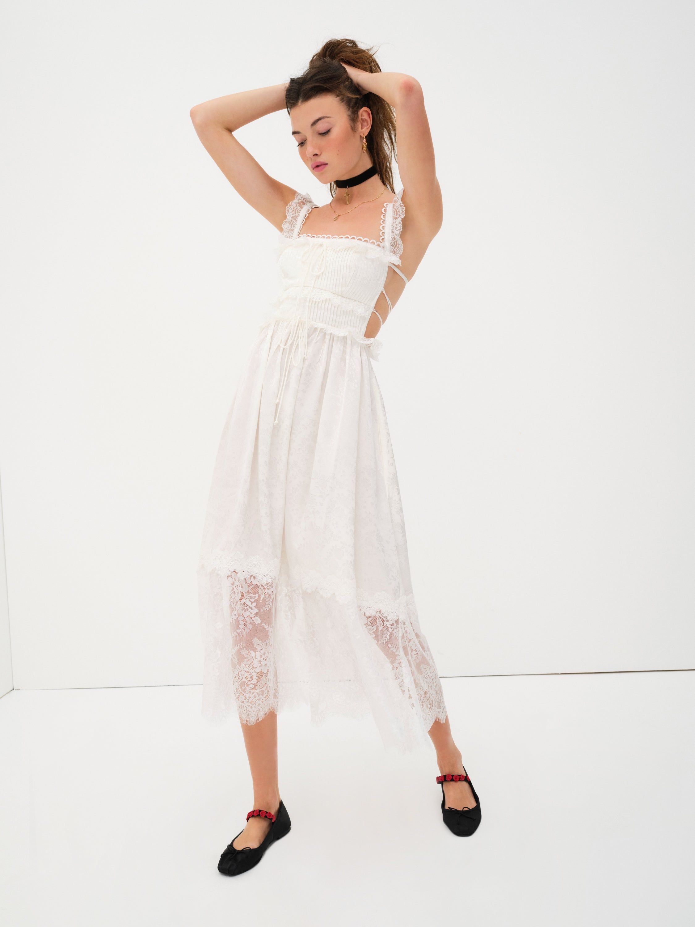 Deane Midi Dress sold by For Love And Lemons