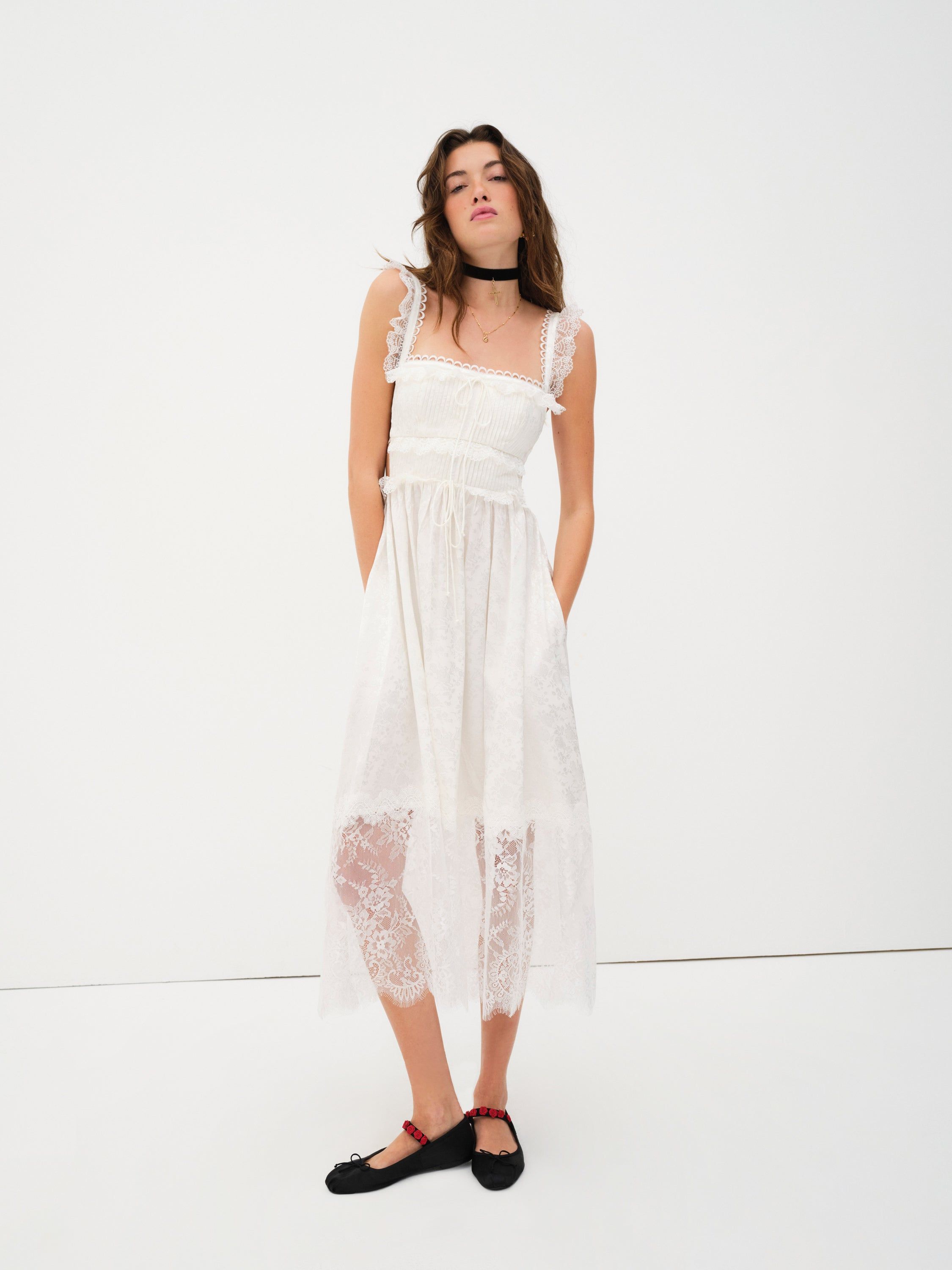 Deane Midi Dress sold by For Love And Lemons product image thumbnail 3