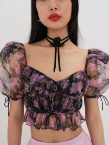 Sunshine Crop Top sold by For Love And Lemons