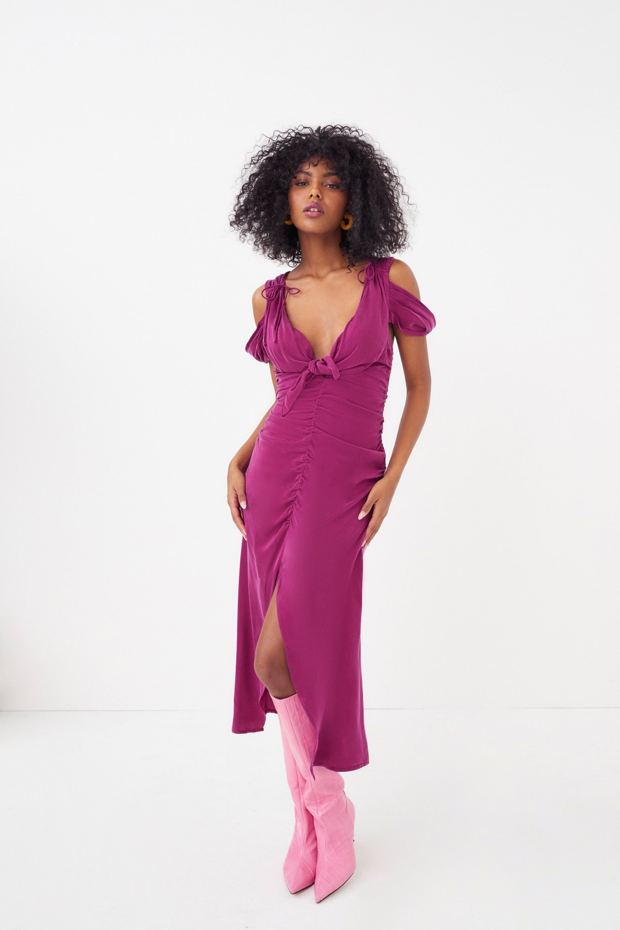 Beth Midi Dress sold by For Love And Lemons