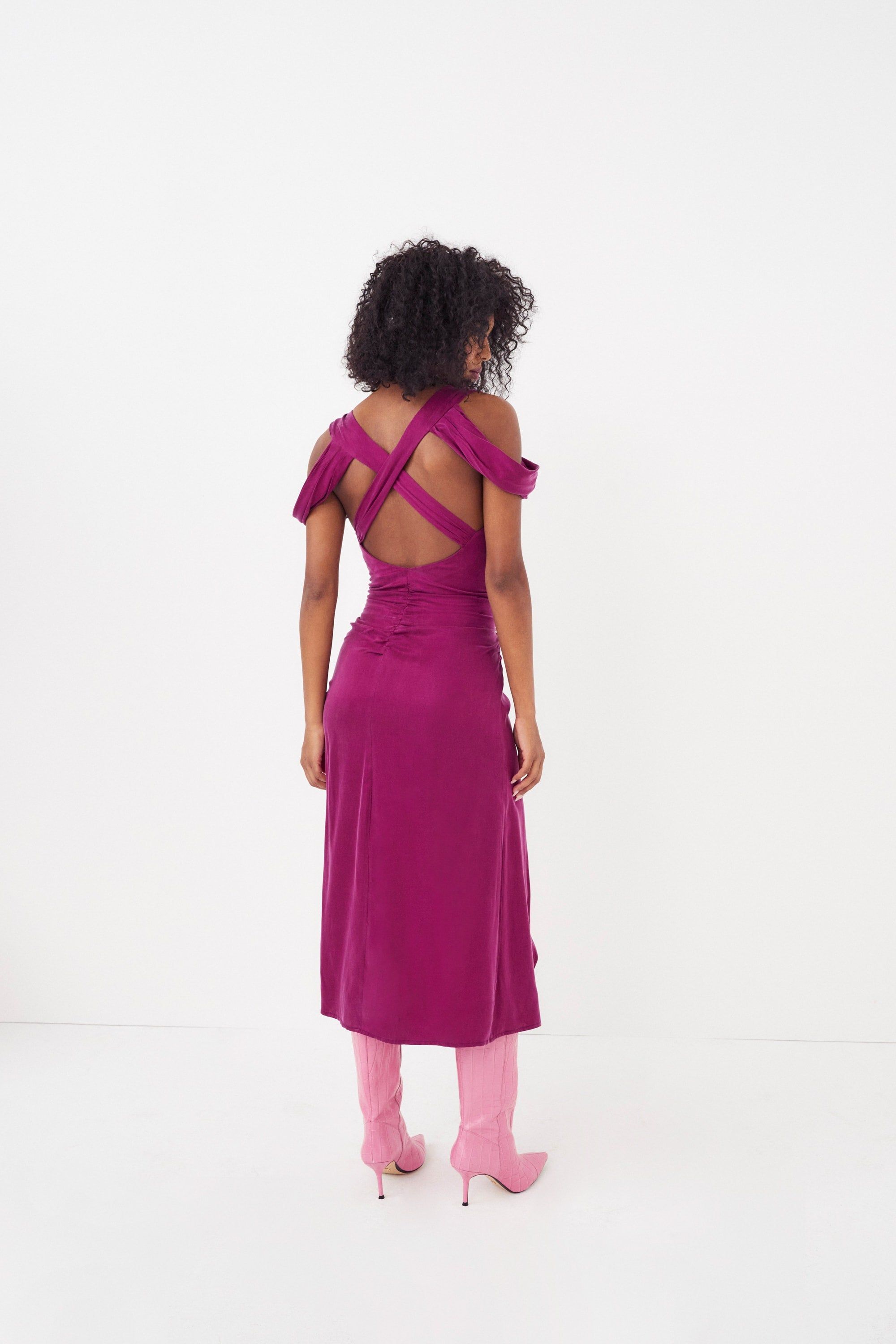 Beth Midi Dress sold by For Love And Lemons product image thumbnail 4