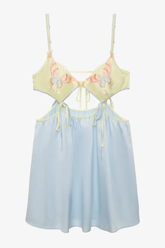Pastel Papillon Slip Dress sold by For Love And Lemons