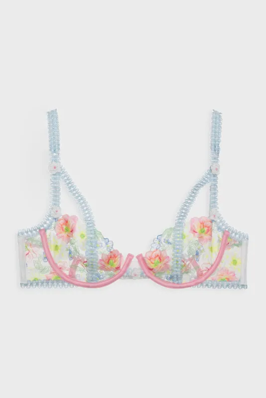 Daisy Blossom Underwire Bra sold by For Love And Lemons