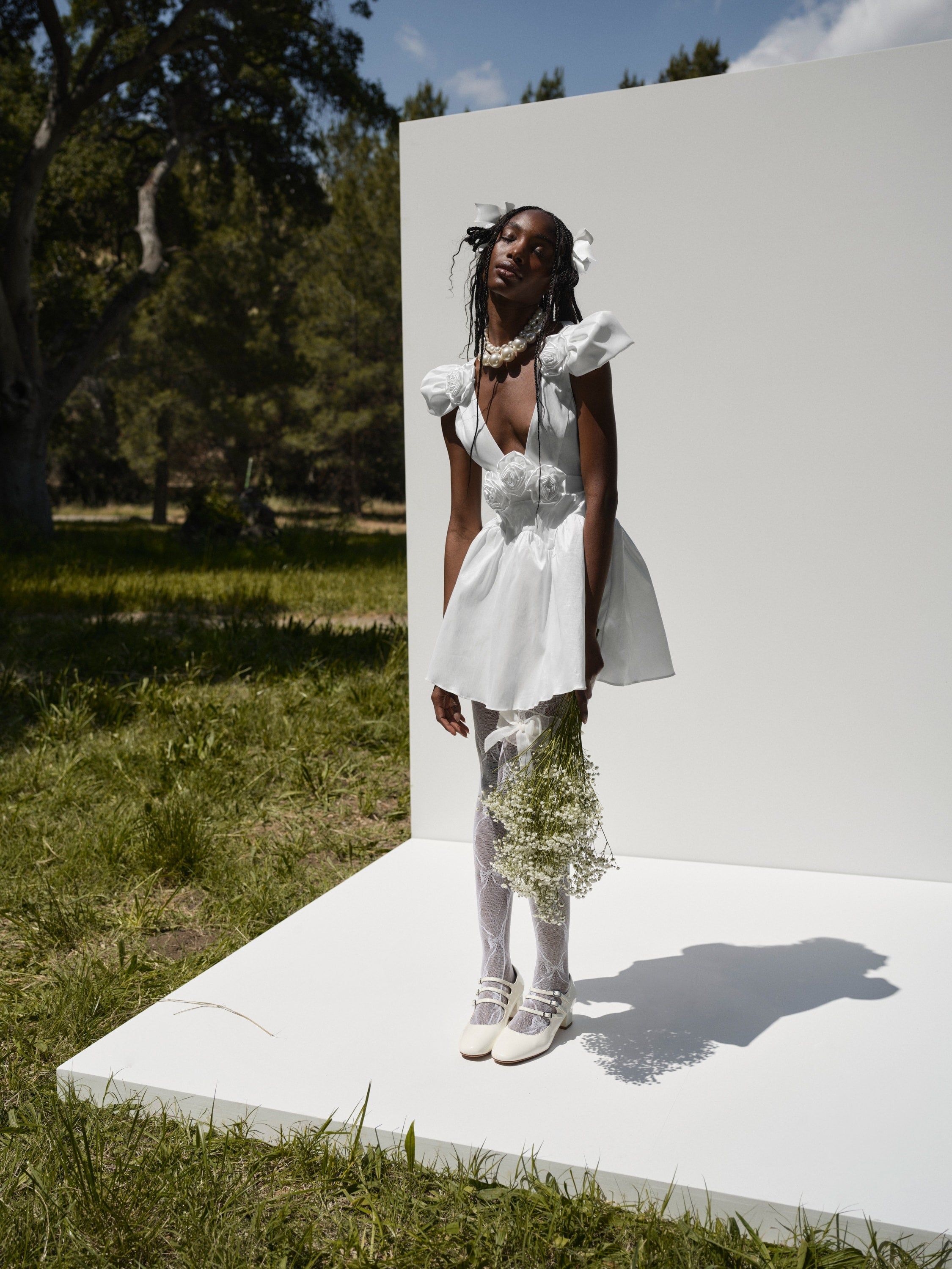 Flora Mini Dress sold by For Love And Lemons product image thumbnail 4