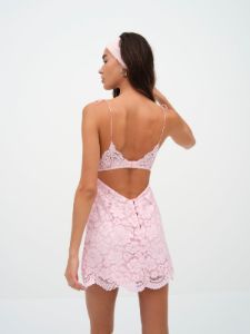 Creamsicle Lace Slip Dress sold by For Love And Lemons