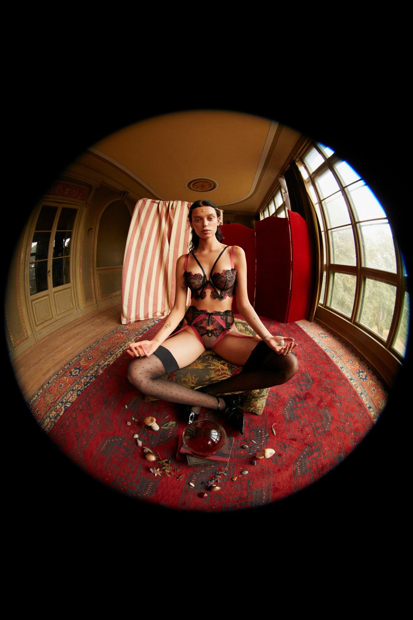 Ivy Garter Belt sold by For Love And Lemons product image thumbnail 6