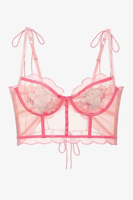 Seashell Bustier sold by For Love And Lemons