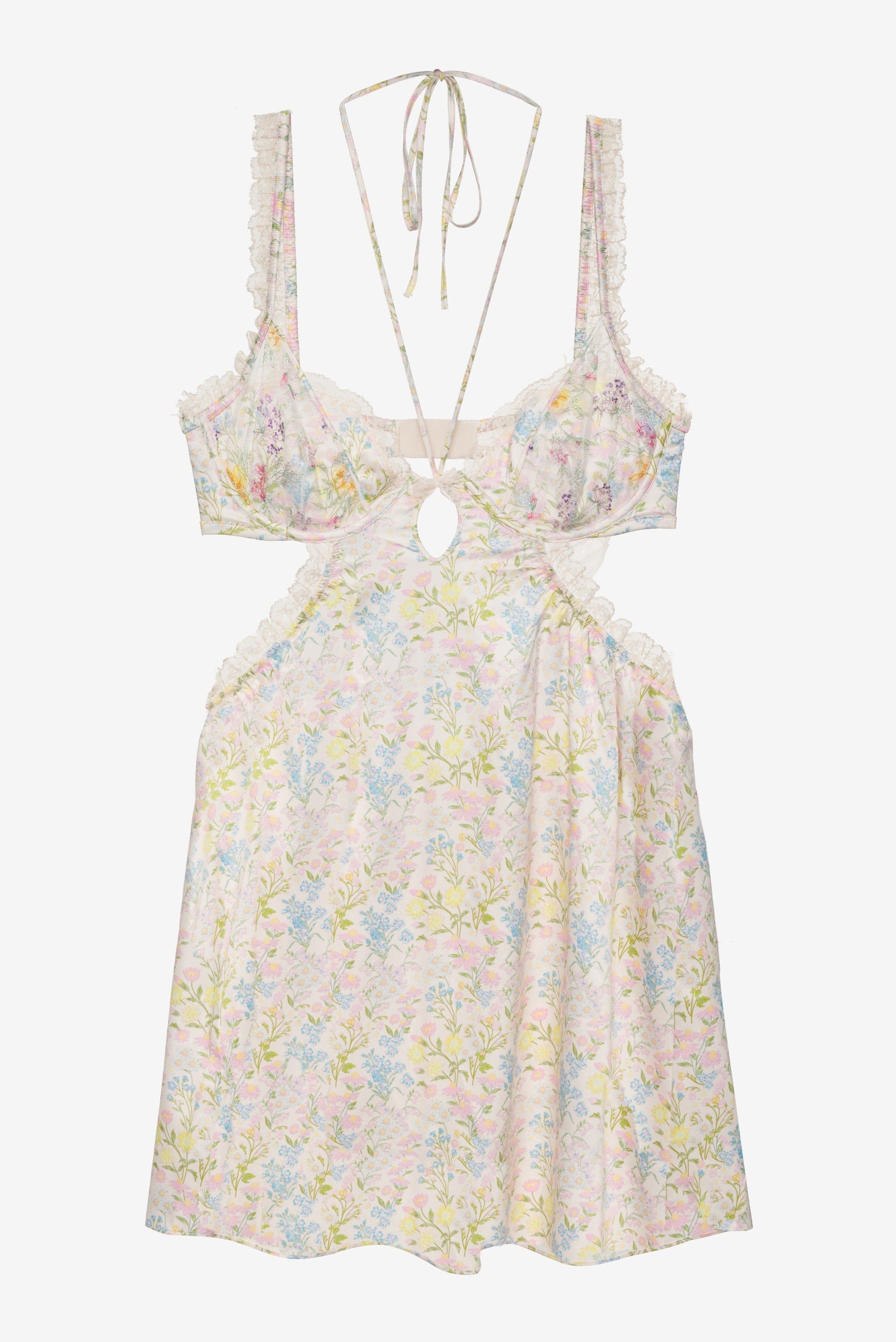 Glitter Garden Slip Dress sold by For Love And Lemons