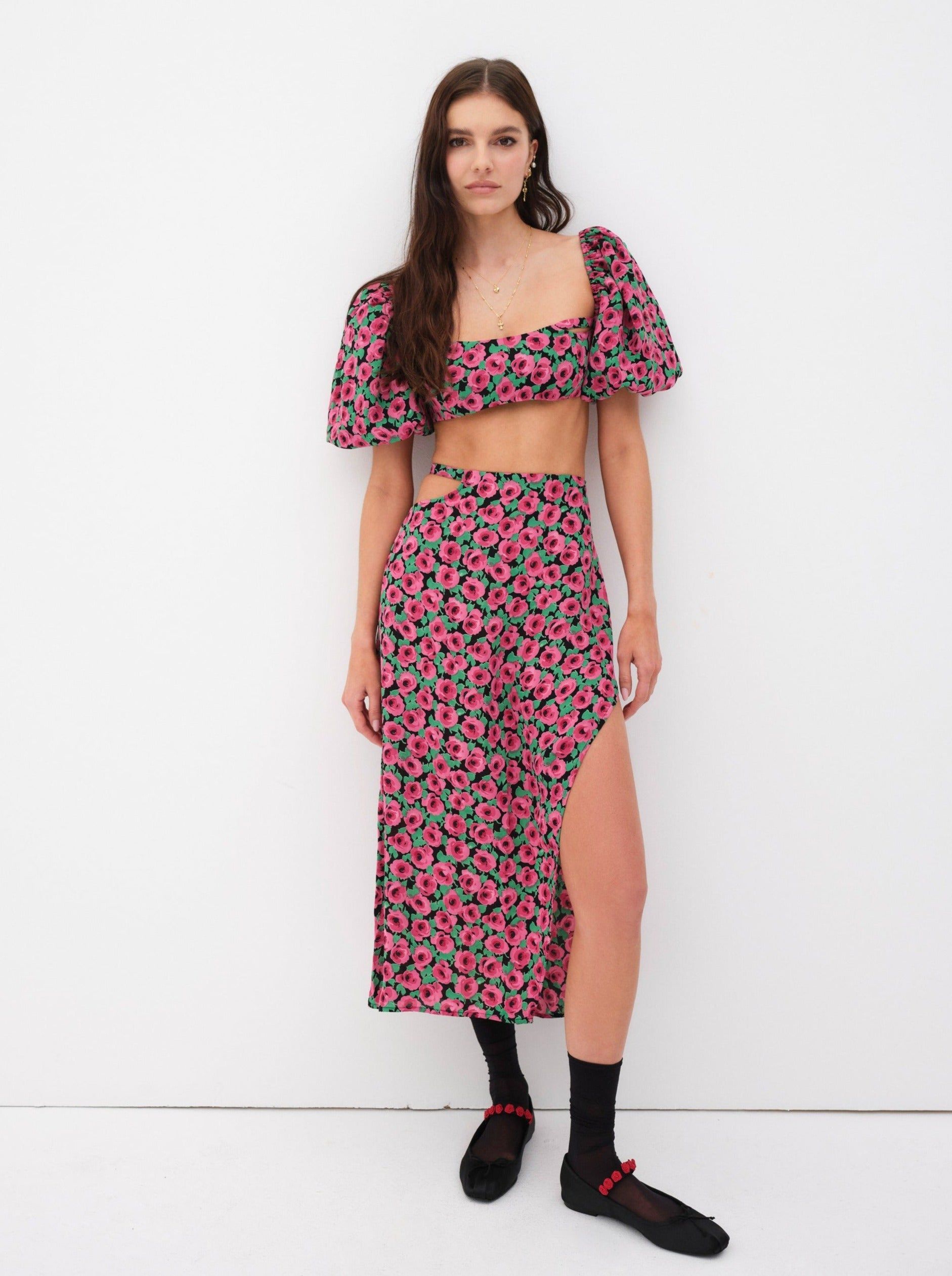 Barolo Midi Skirt sold by For Love And Lemons product image thumbnail 2