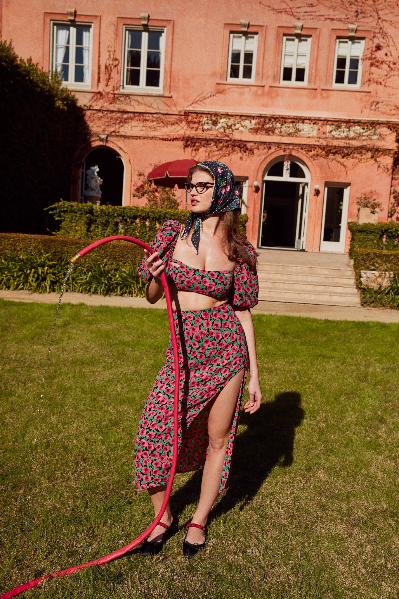 Barolo Midi Skirt sold by For Love And Lemons product image thumbnail 4