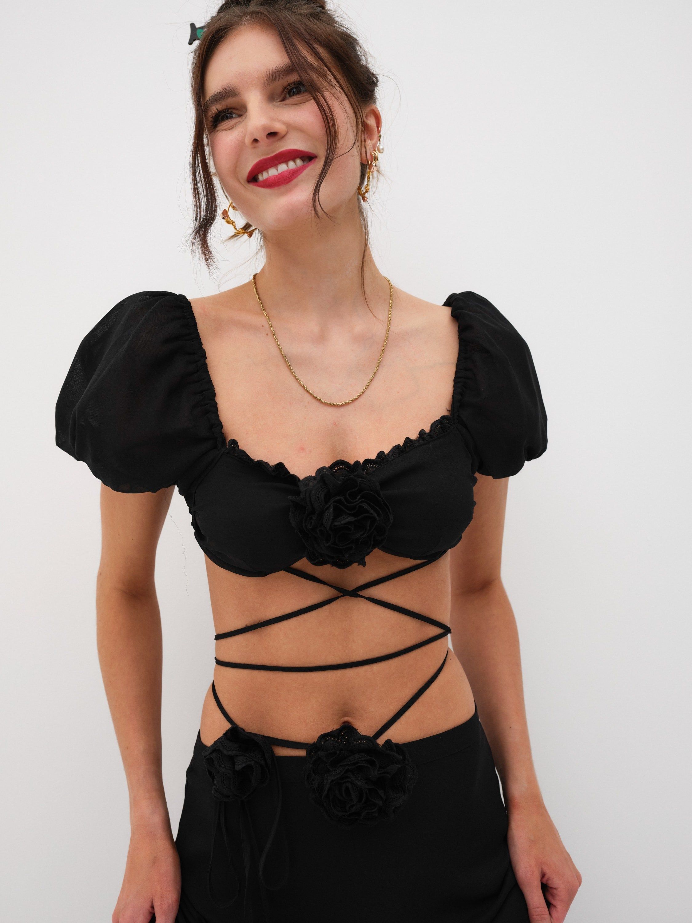 Adella Top sold by For Love And Lemons product image thumbnail 3