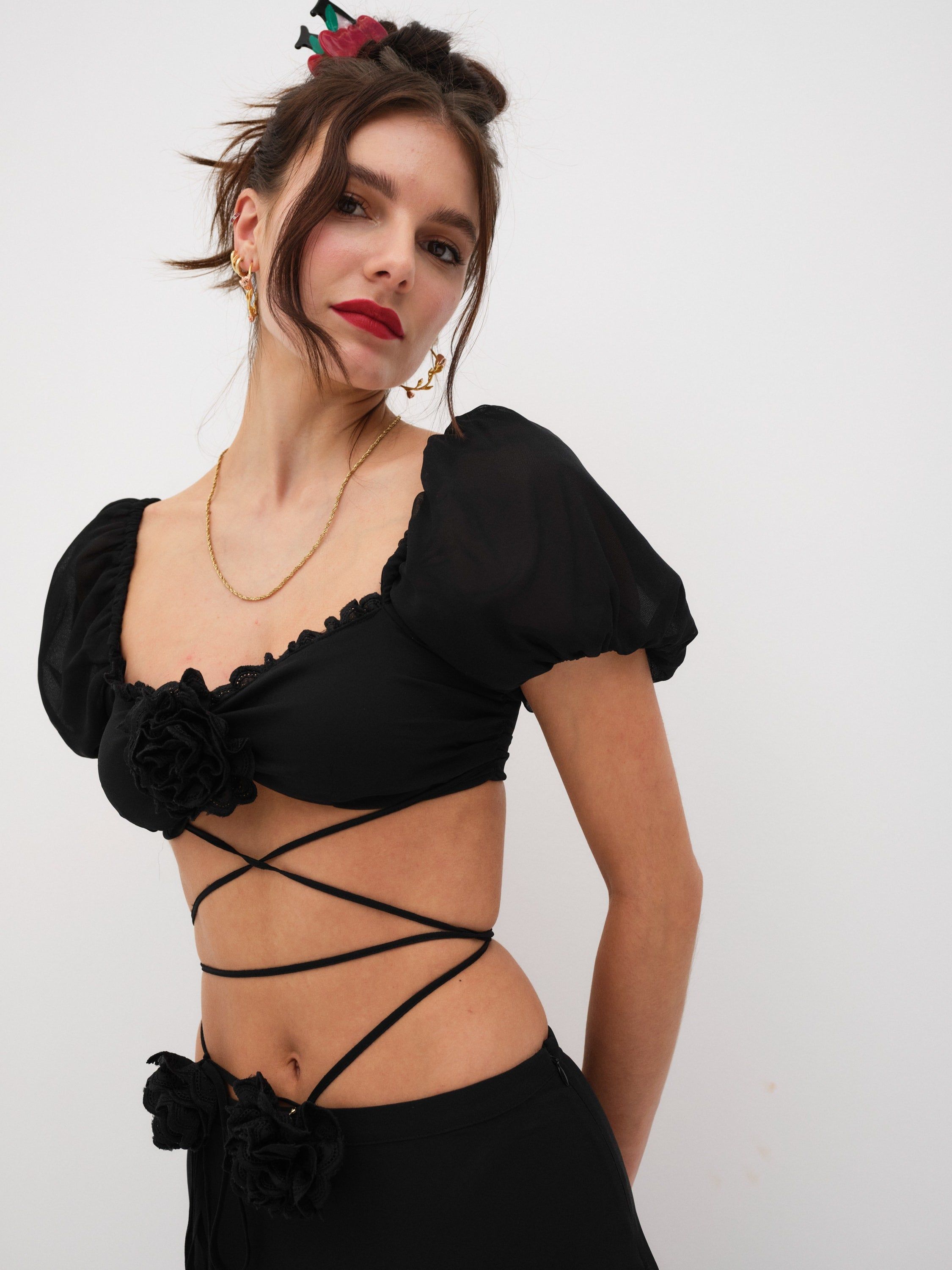 Adella Top sold by For Love And Lemons