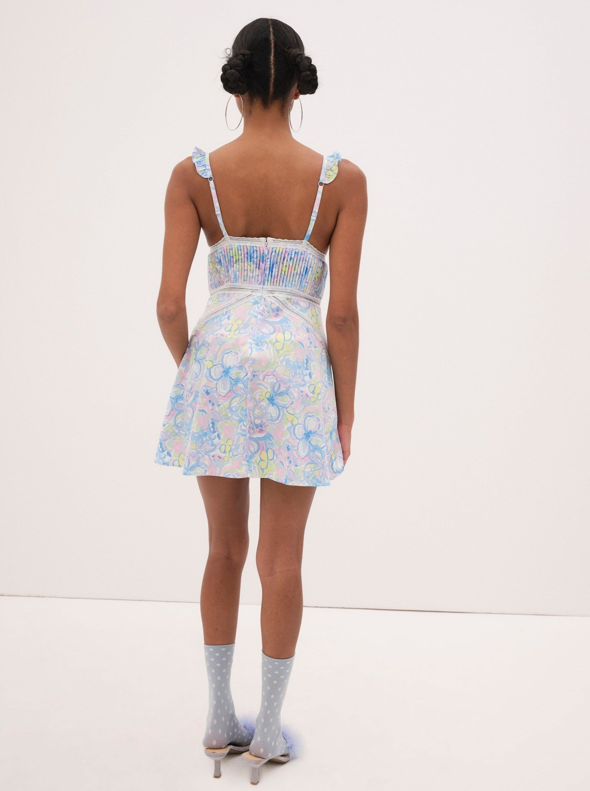 Midsummer Floral Slip sold by For Love And Lemons product image thumbnail 5