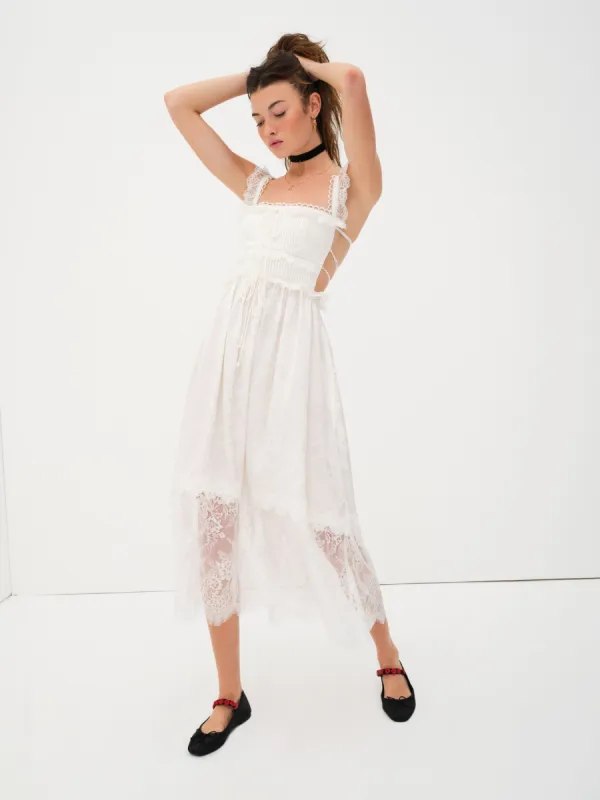 Deane Midi Dress sold by For Love And Lemons