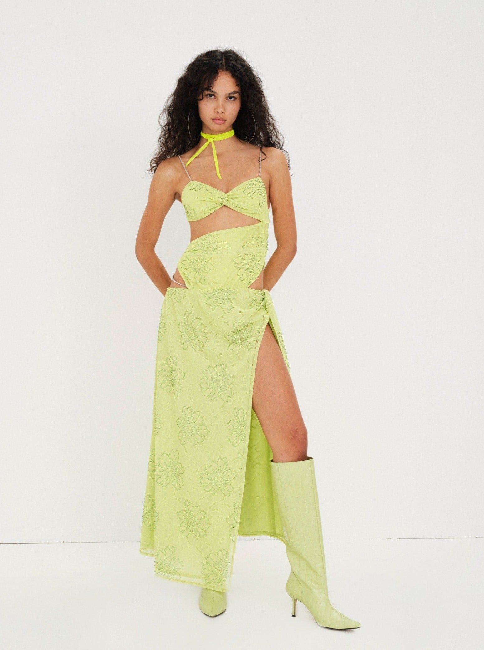 Anna Maxi Dress sold by For Love And Lemons product image thumbnail 3