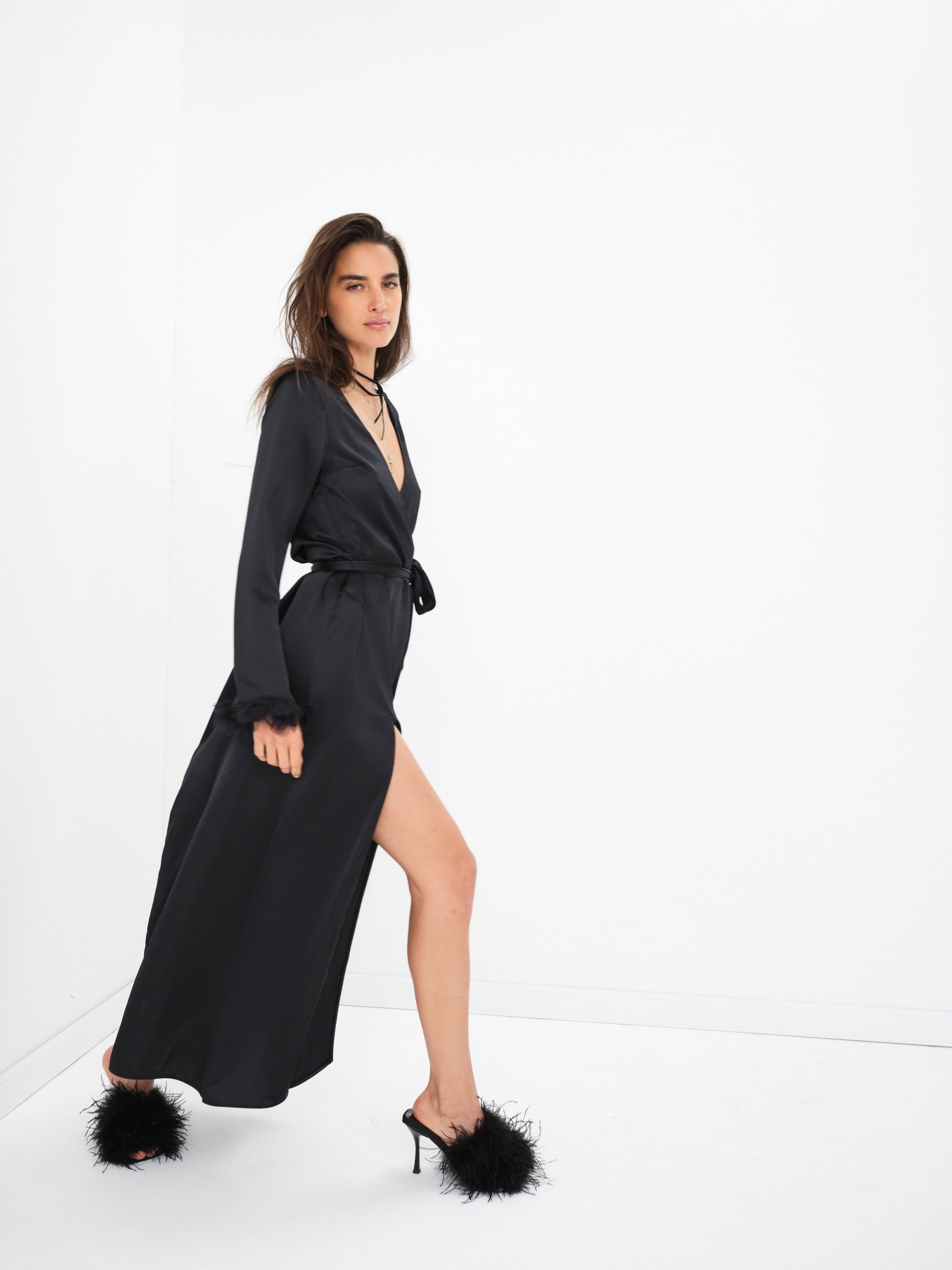 Floral Trim Robe sold by For Love And Lemons product image thumbnail 4