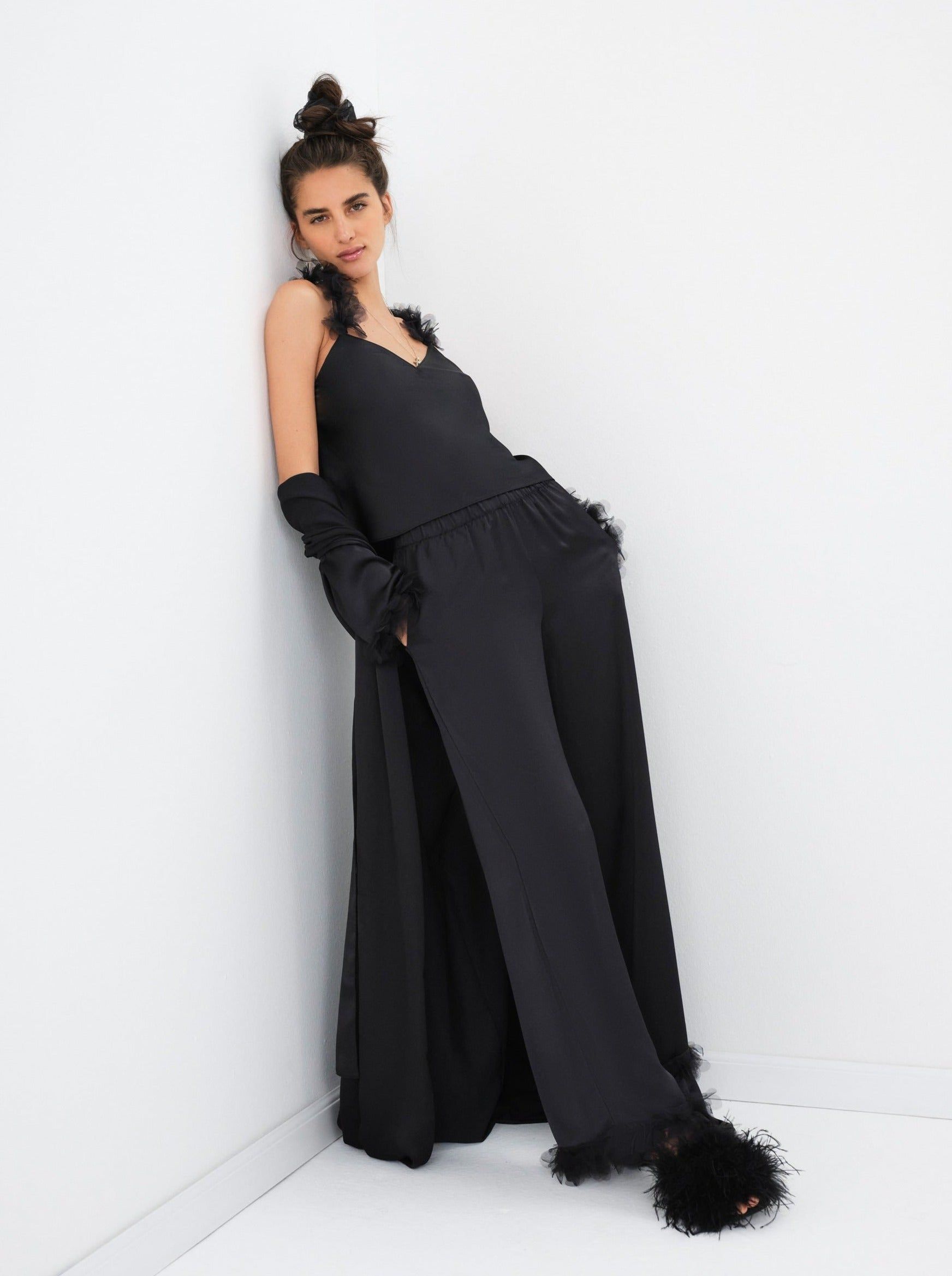 Floral Trim Robe sold by For Love And Lemons product image thumbnail 3