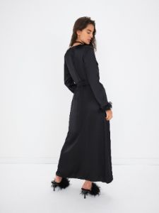 Floral Trim Robe sold by For Love And Lemons