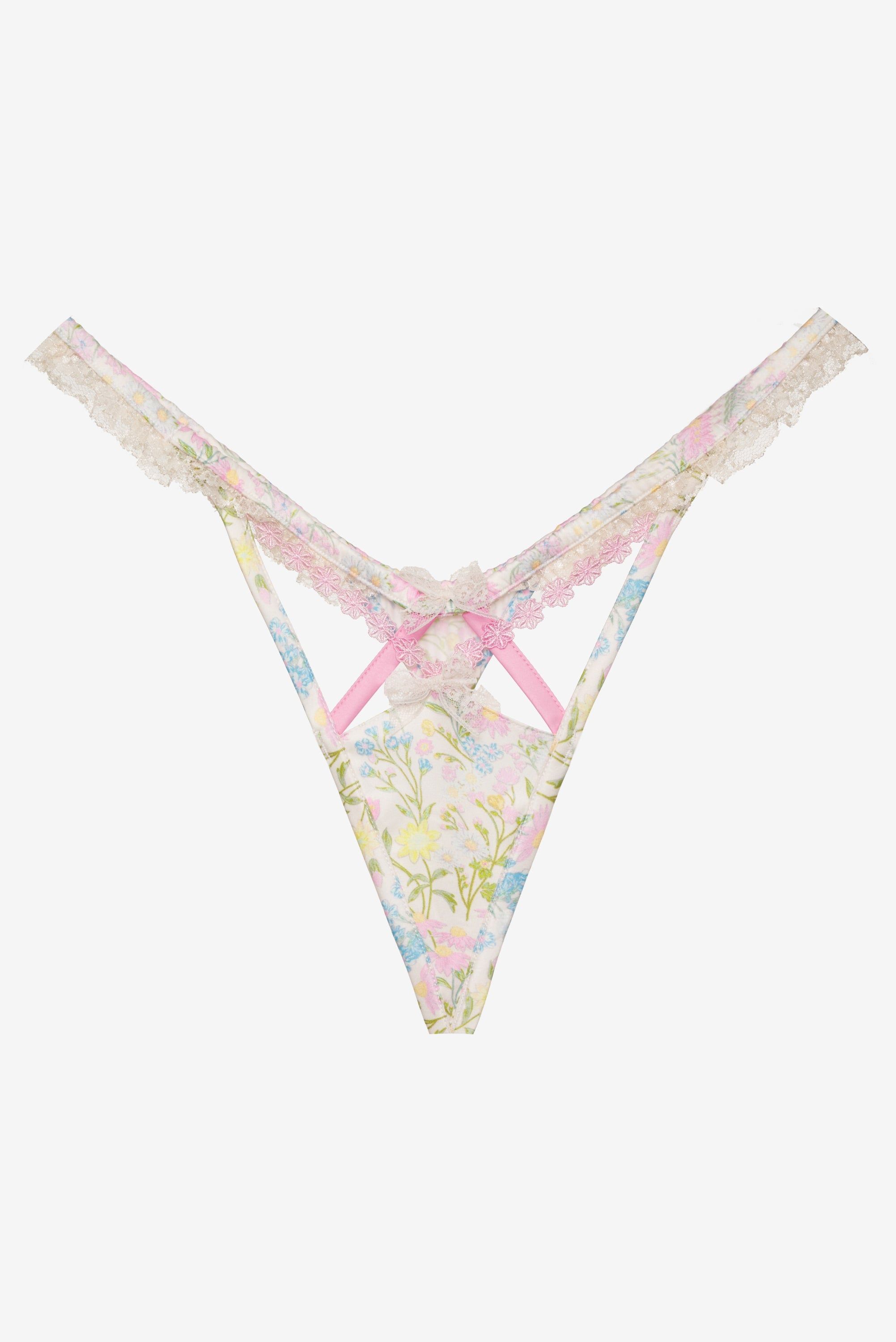 Glitter Garden Panty sold by For Love And Lemons
