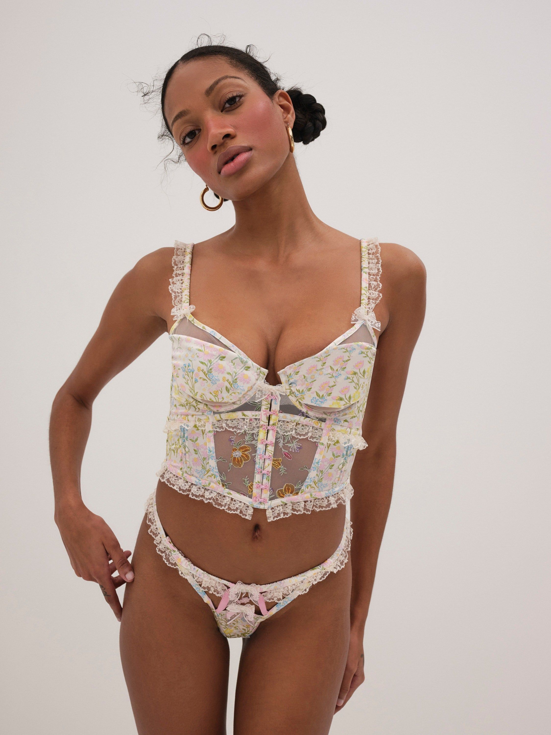 Glitter Garden Panty sold by For Love And Lemons product image thumbnail 3