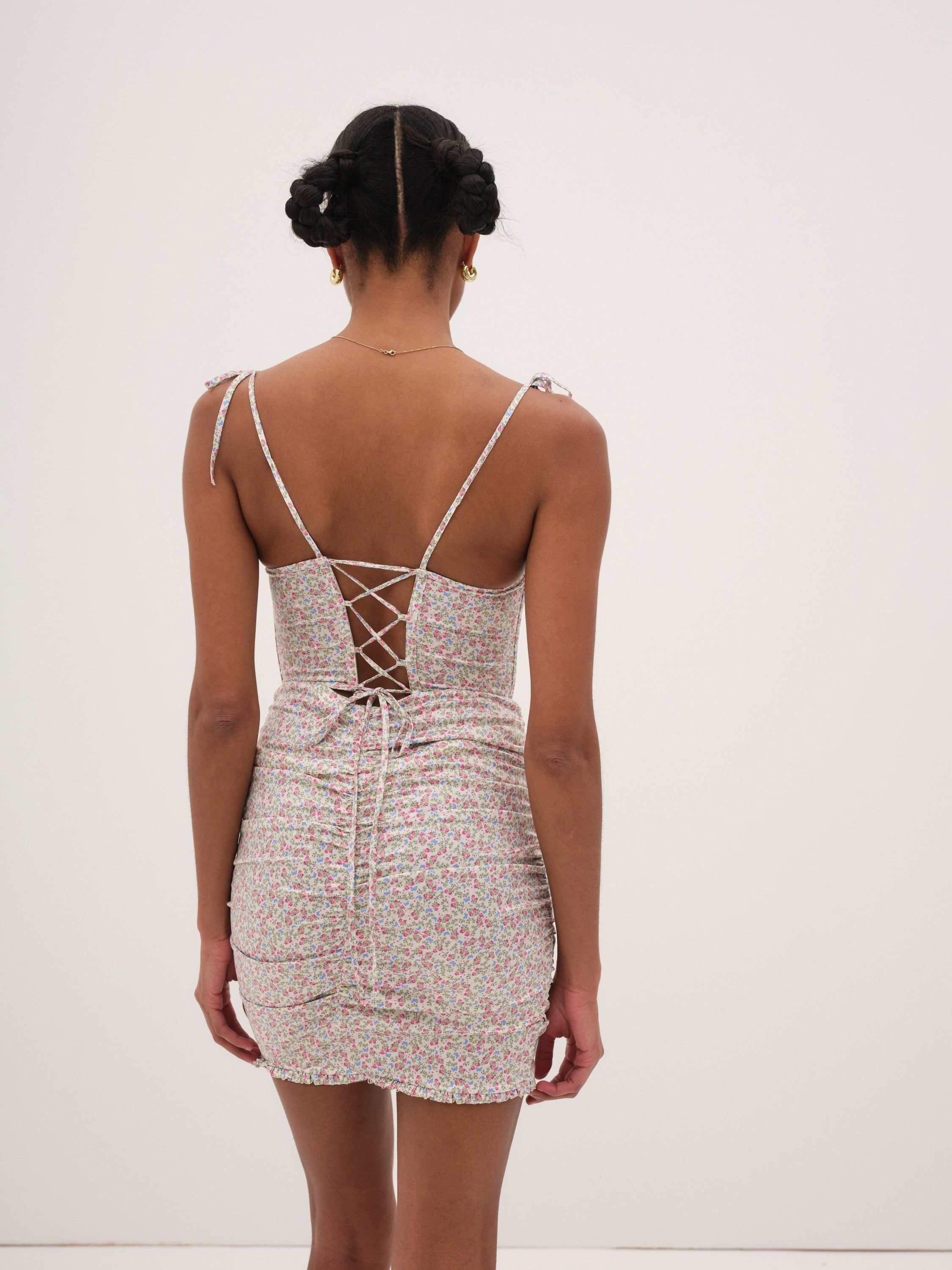 Baby Butterflies Slip Dress sold by For Love And Lemons product image thumbnail 5