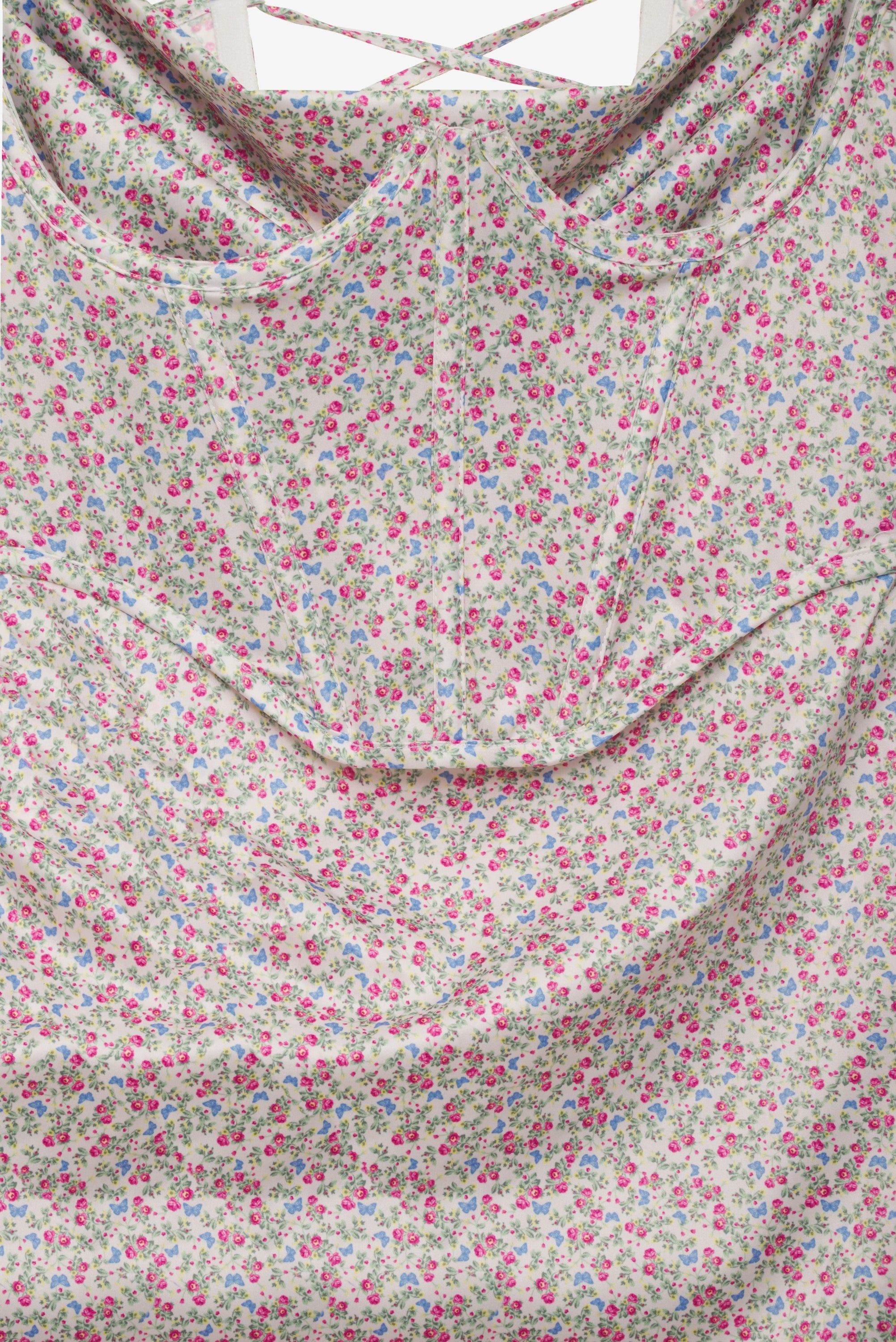 Baby Butterflies Slip Dress sold by For Love And Lemons product image thumbnail 6