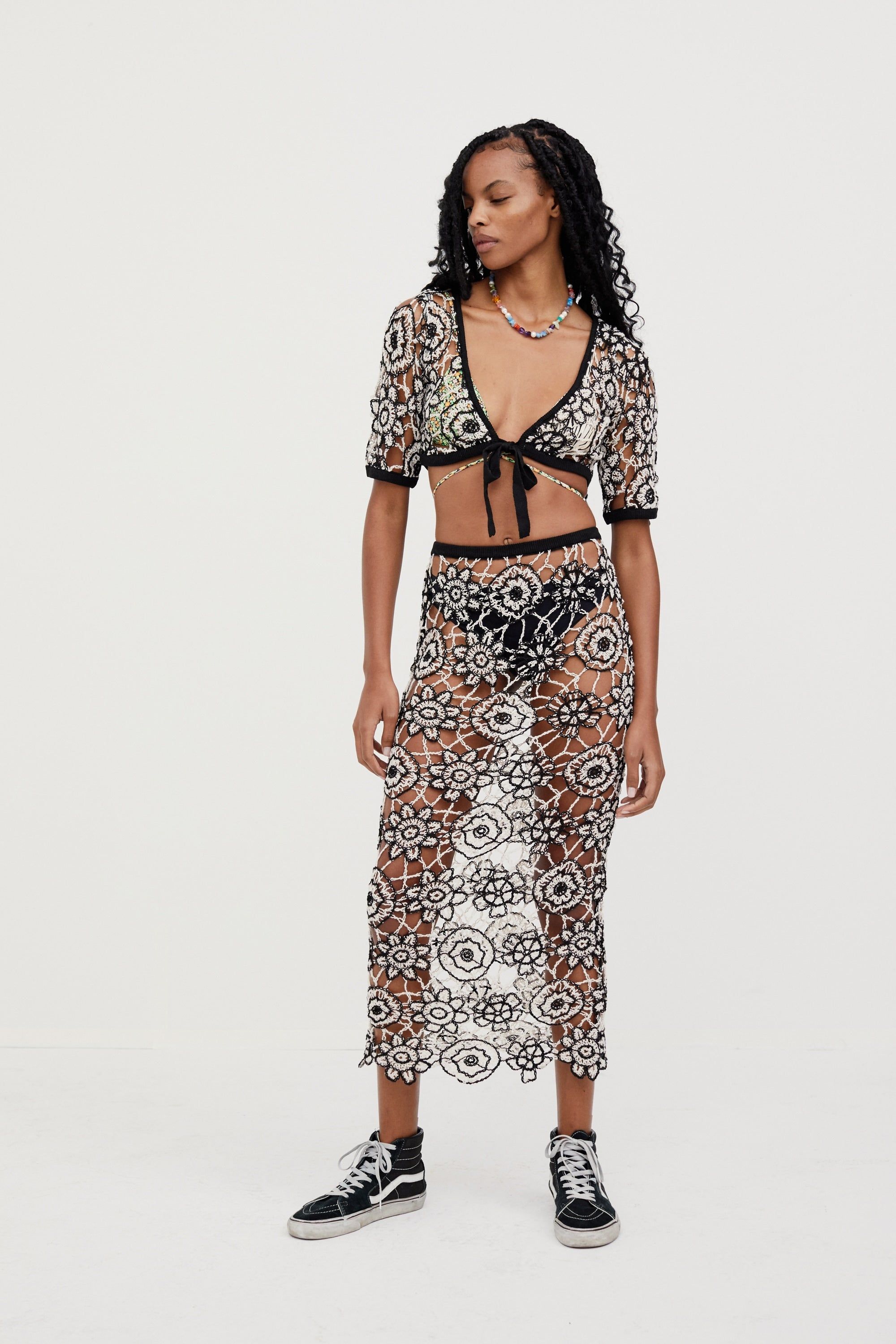 Sofia Crop Top sold by For Love And Lemons product image thumbnail 2