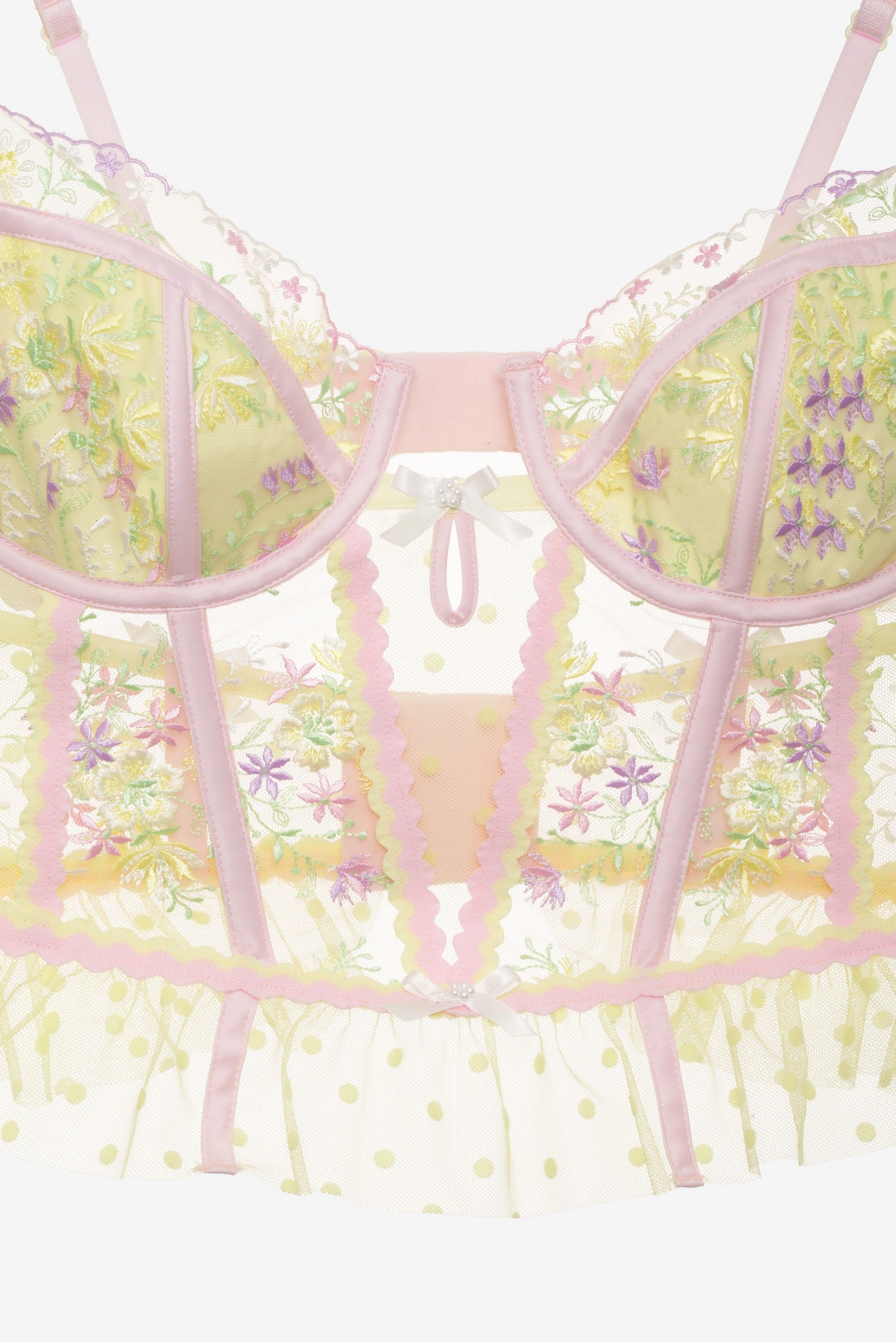 Buttercup Bunches Bustier sold by For Love And Lemons product image thumbnail 5