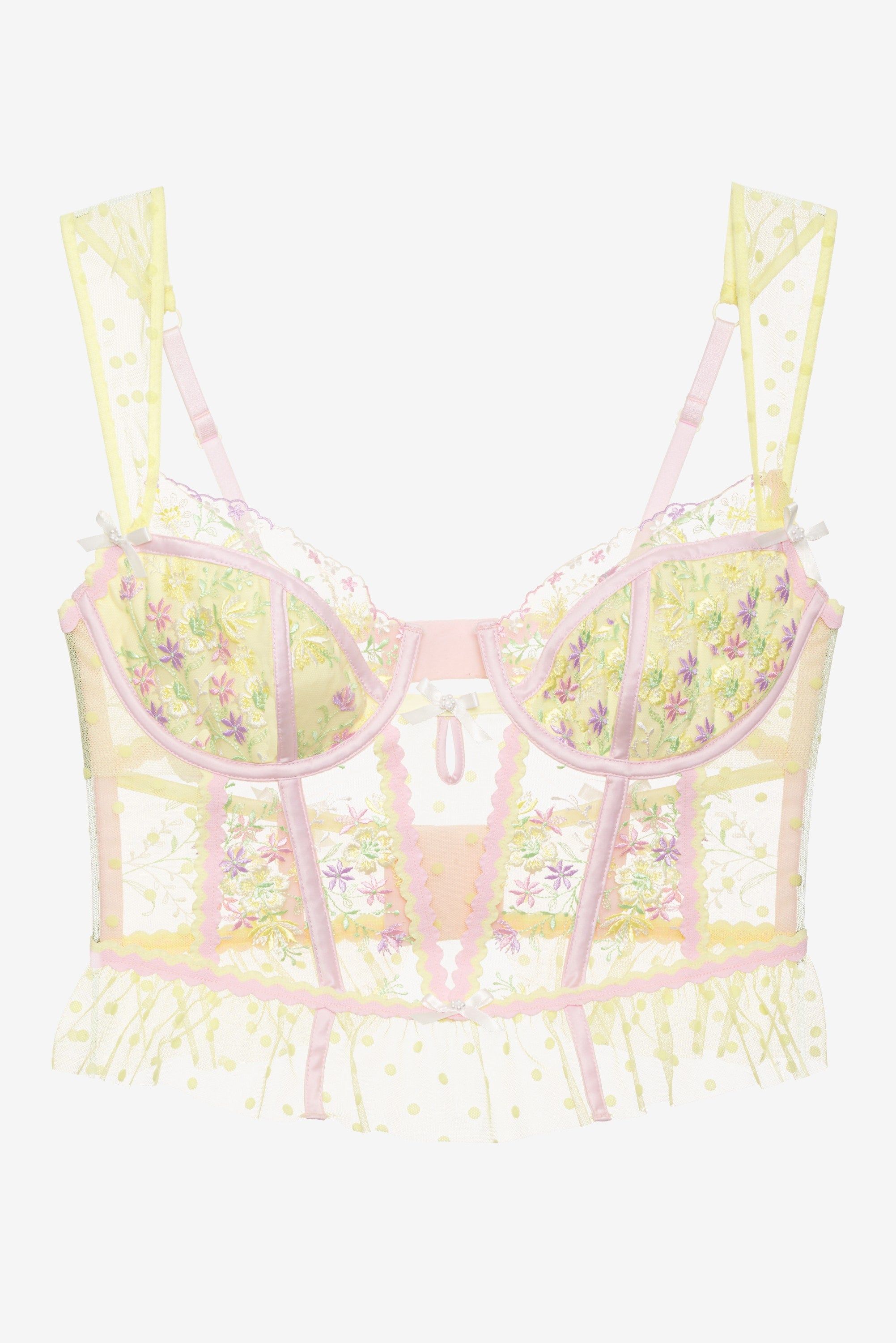 Buttercup Bunches Bustier sold by For Love And Lemons