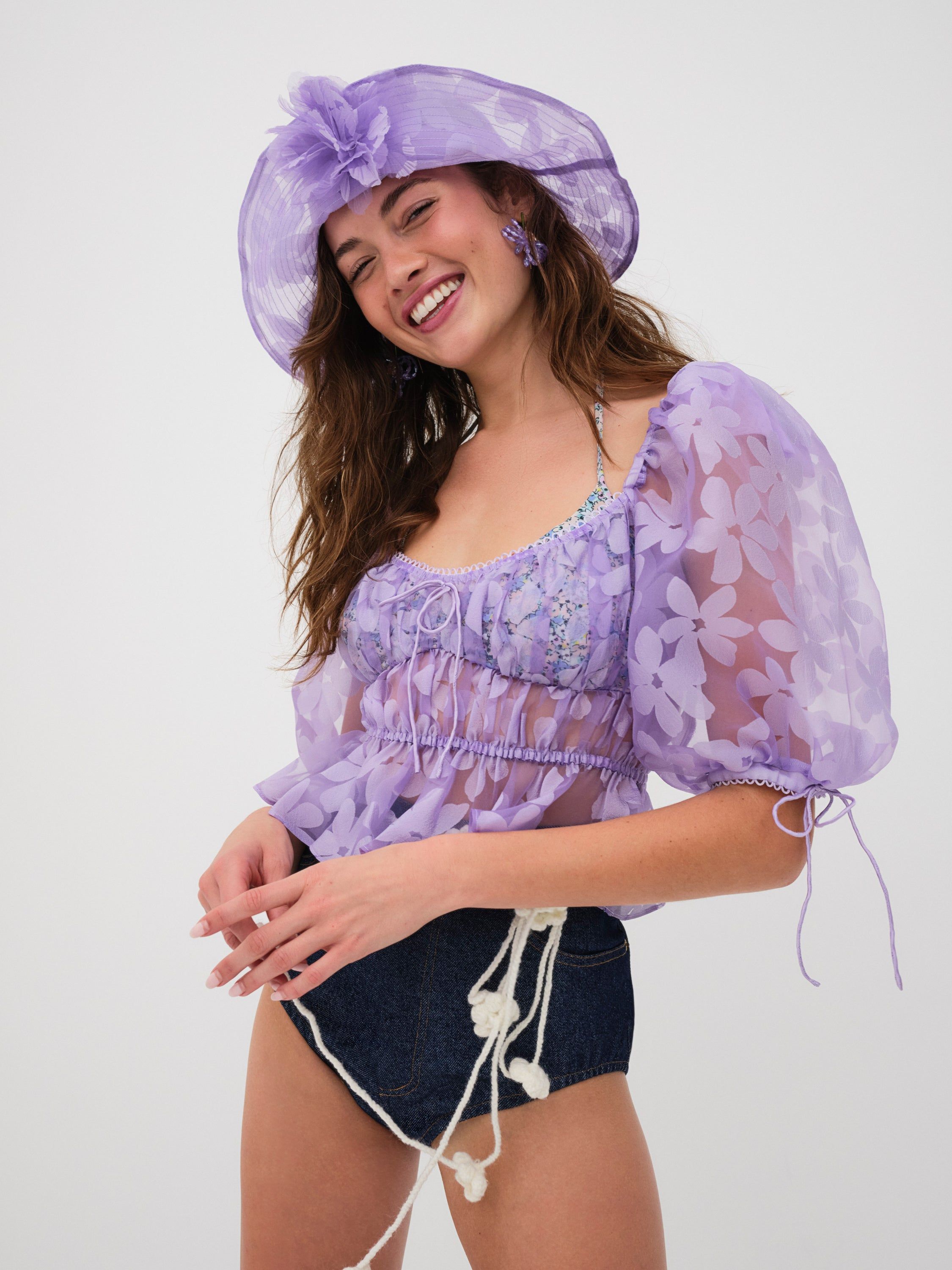 Fran Top sold by For Love And Lemons product image thumbnail 4