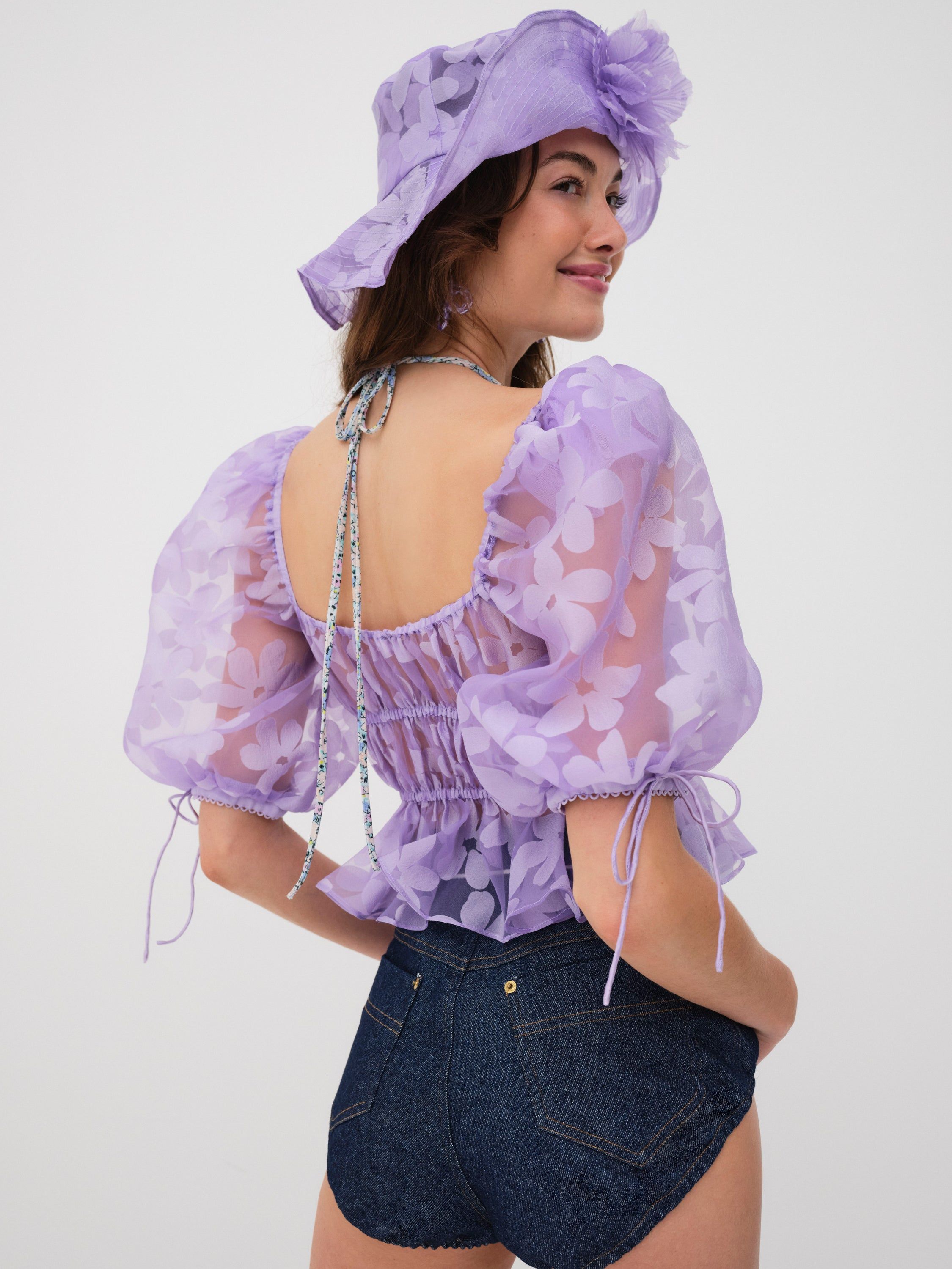 Fran Top sold by For Love And Lemons product image thumbnail 2