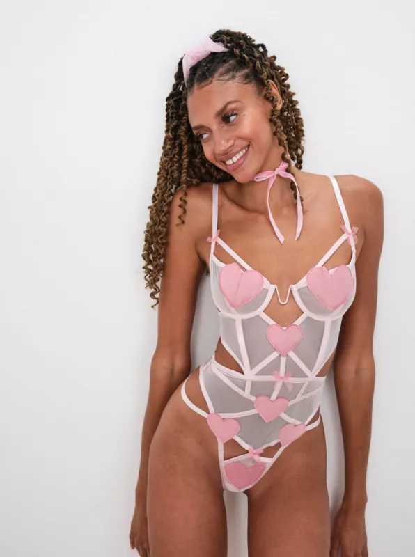 Heart Teddy sold by For Love And Lemons