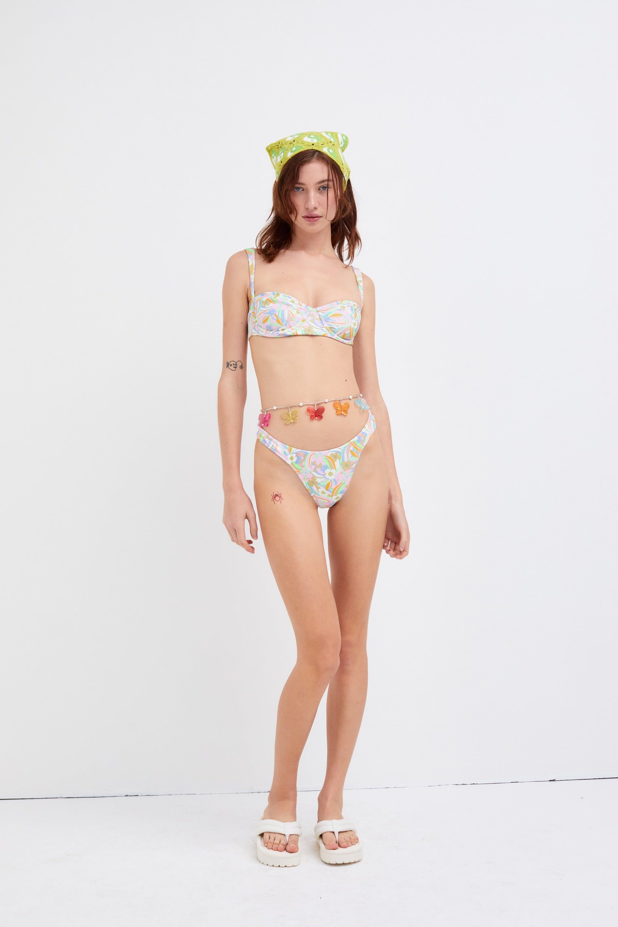 Devon Balconette Bikini Top sold by For Love And Lemons product image thumbnail 4