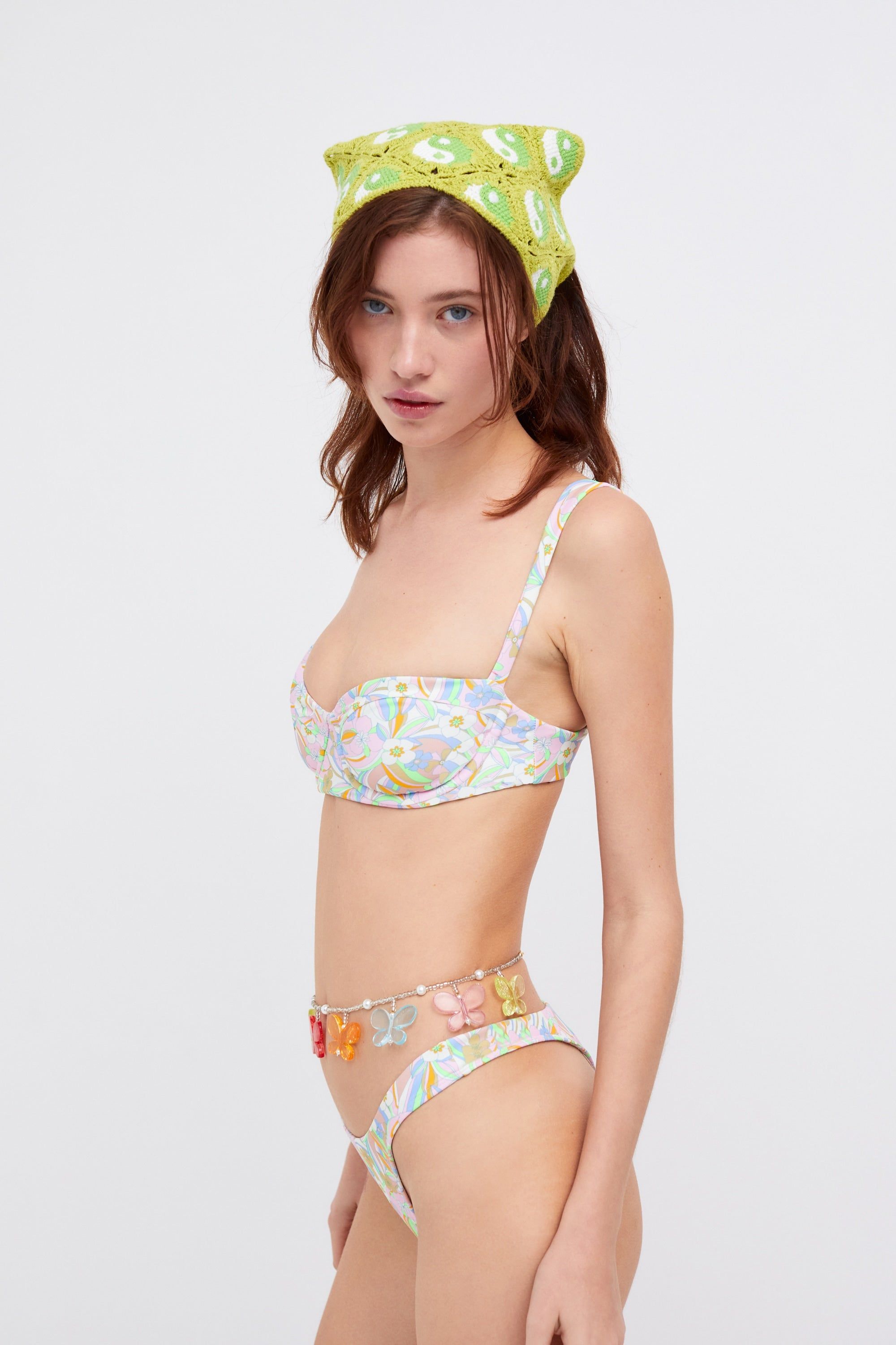 Devon Balconette Bikini Top sold by For Love And Lemons product image thumbnail 2