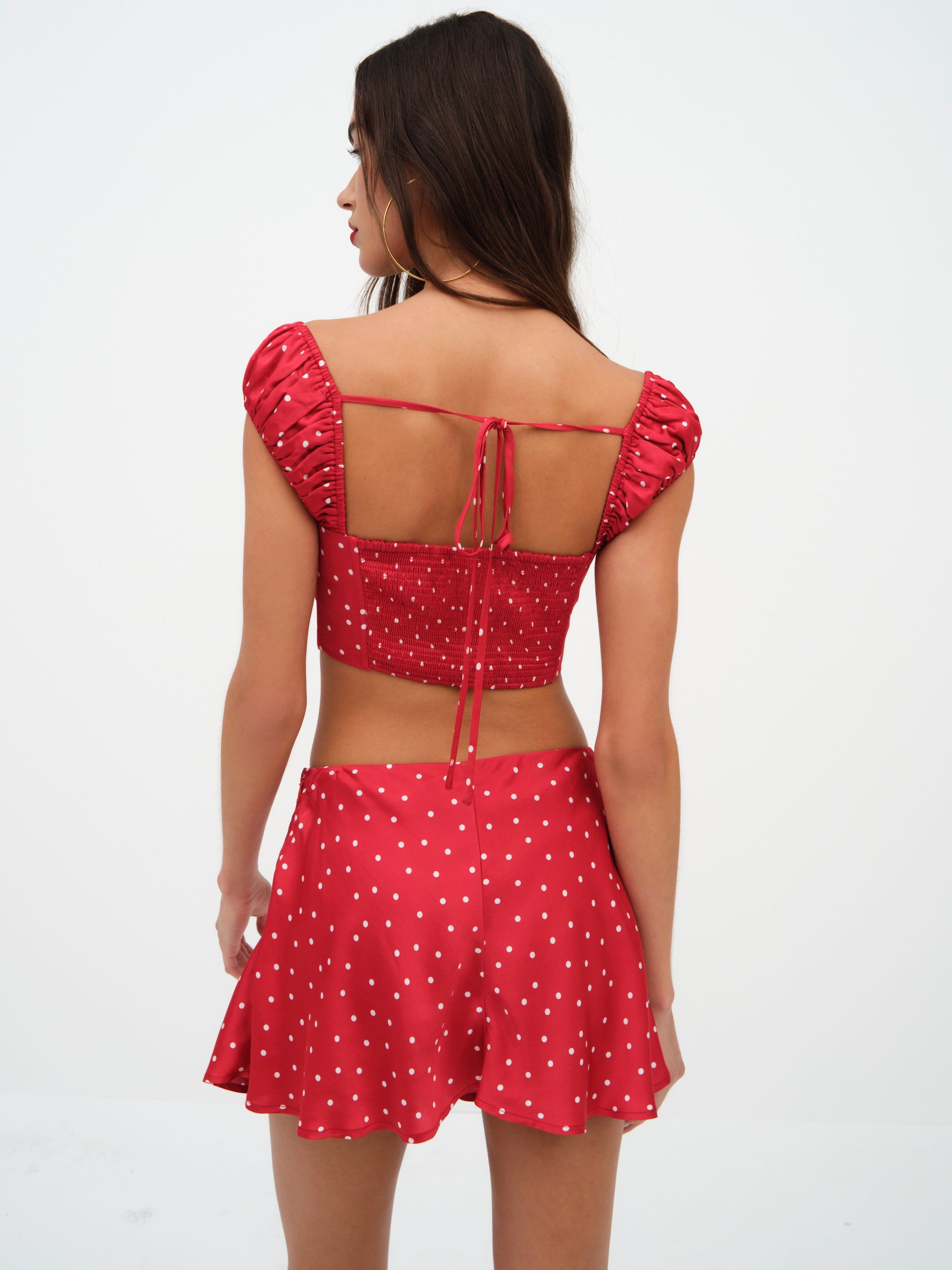 Nora Micro Mini Skirt sold by For Love And Lemons product image thumbnail 4