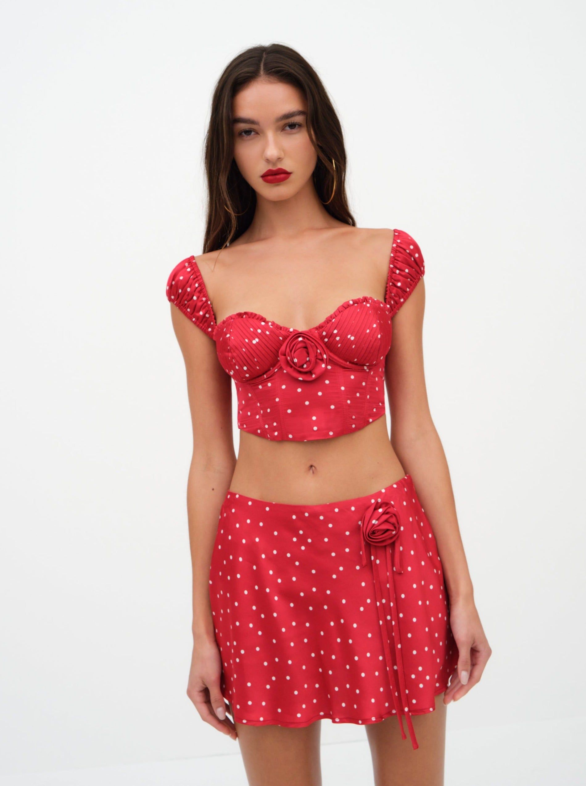 Nora Micro Mini Skirt sold by For Love And Lemons product image thumbnail 3