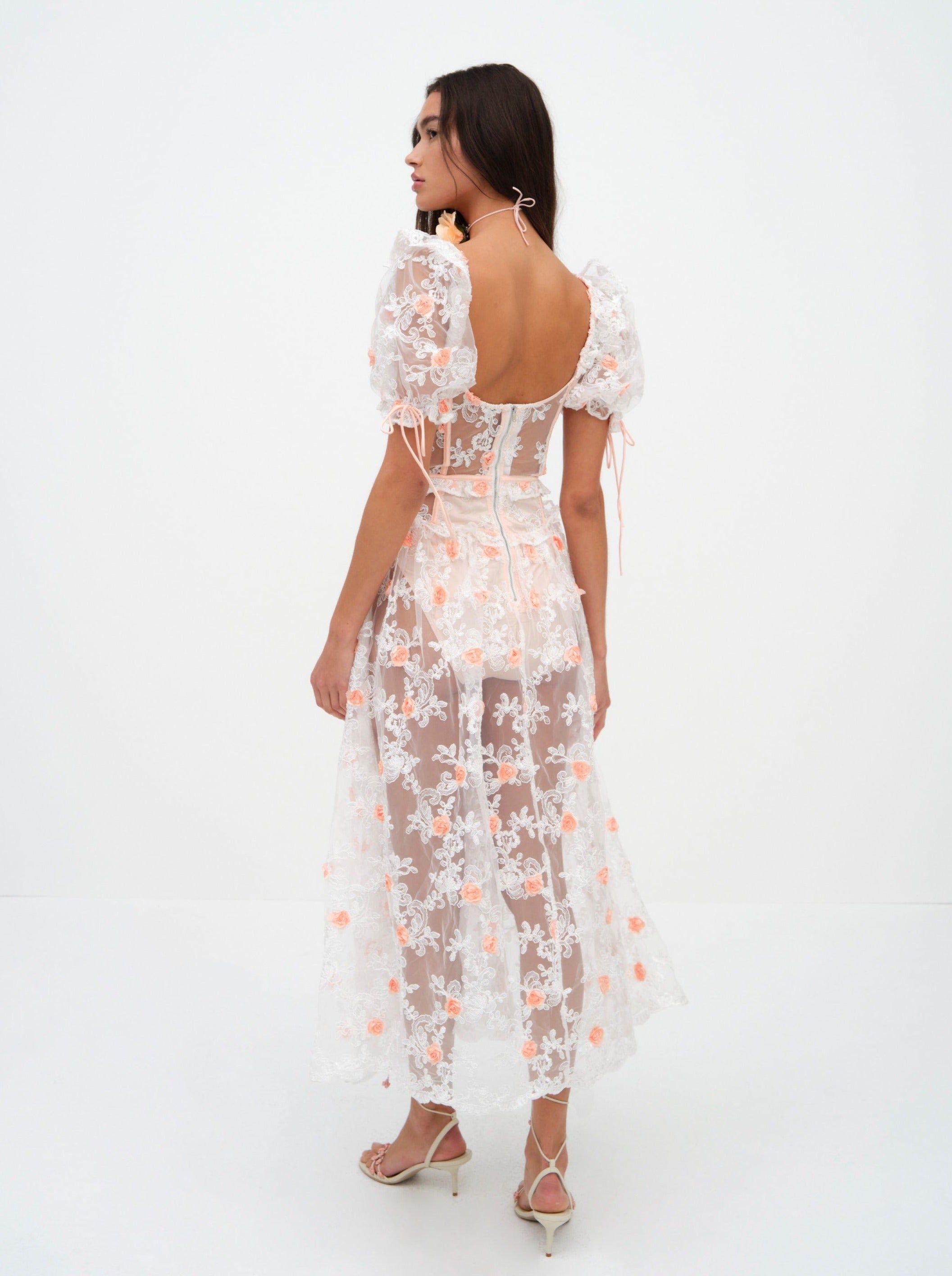 Tessa Midi Dress sold by For Love And Lemons product image thumbnail 4