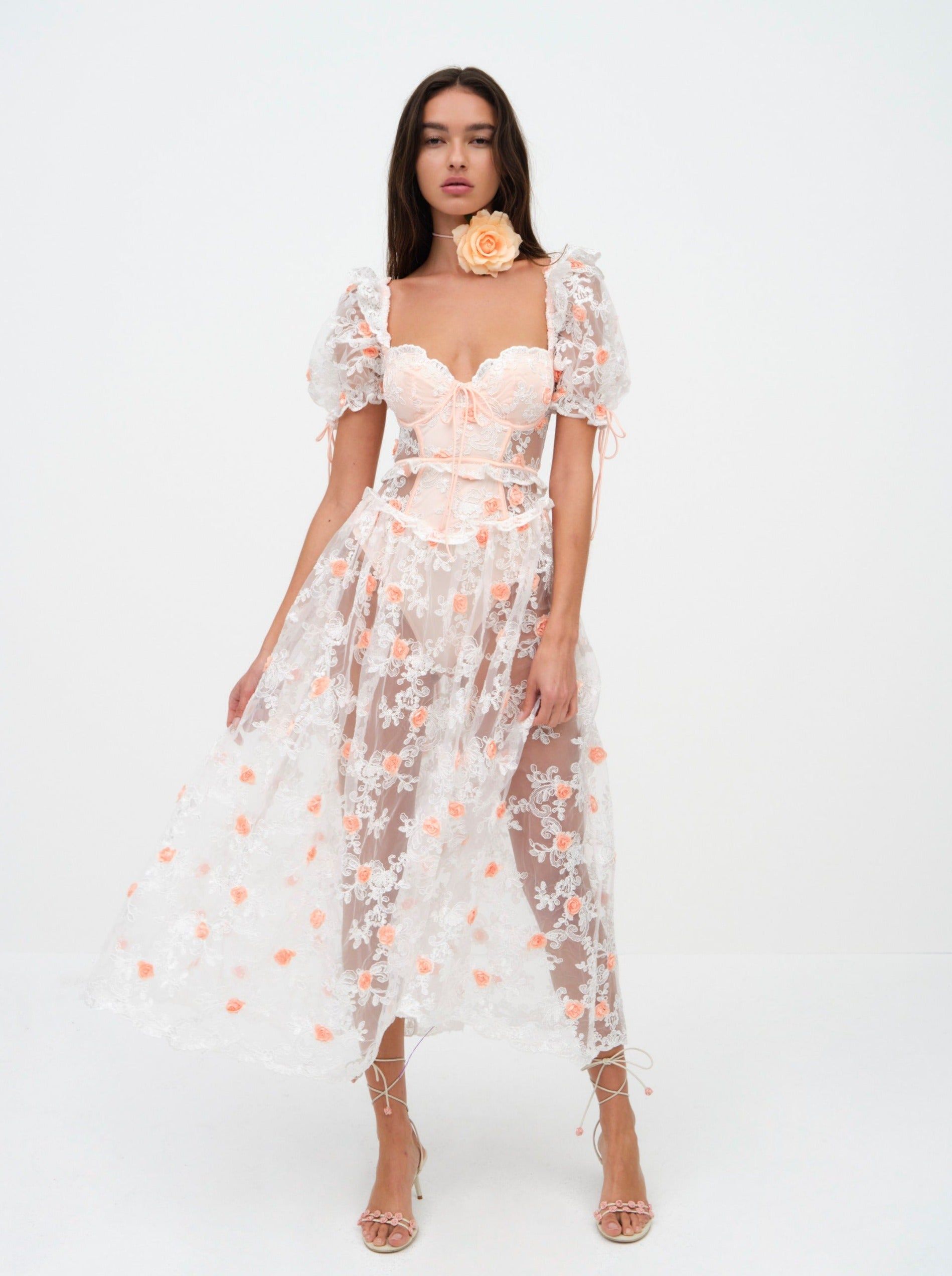Tessa Midi Dress sold by For Love And Lemons