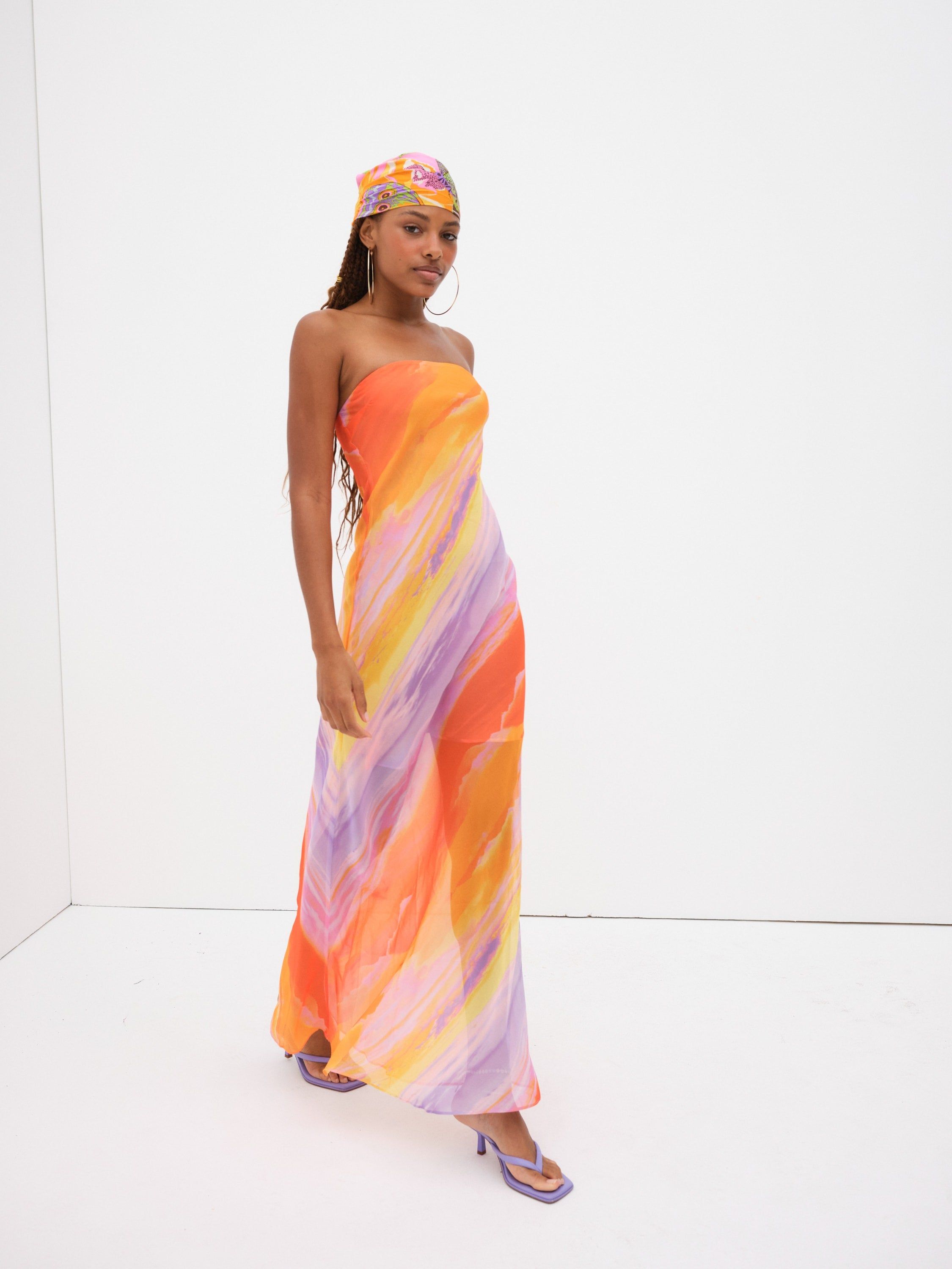 Vista Maxi Dress sold by For Love And Lemons product image thumbnail 3