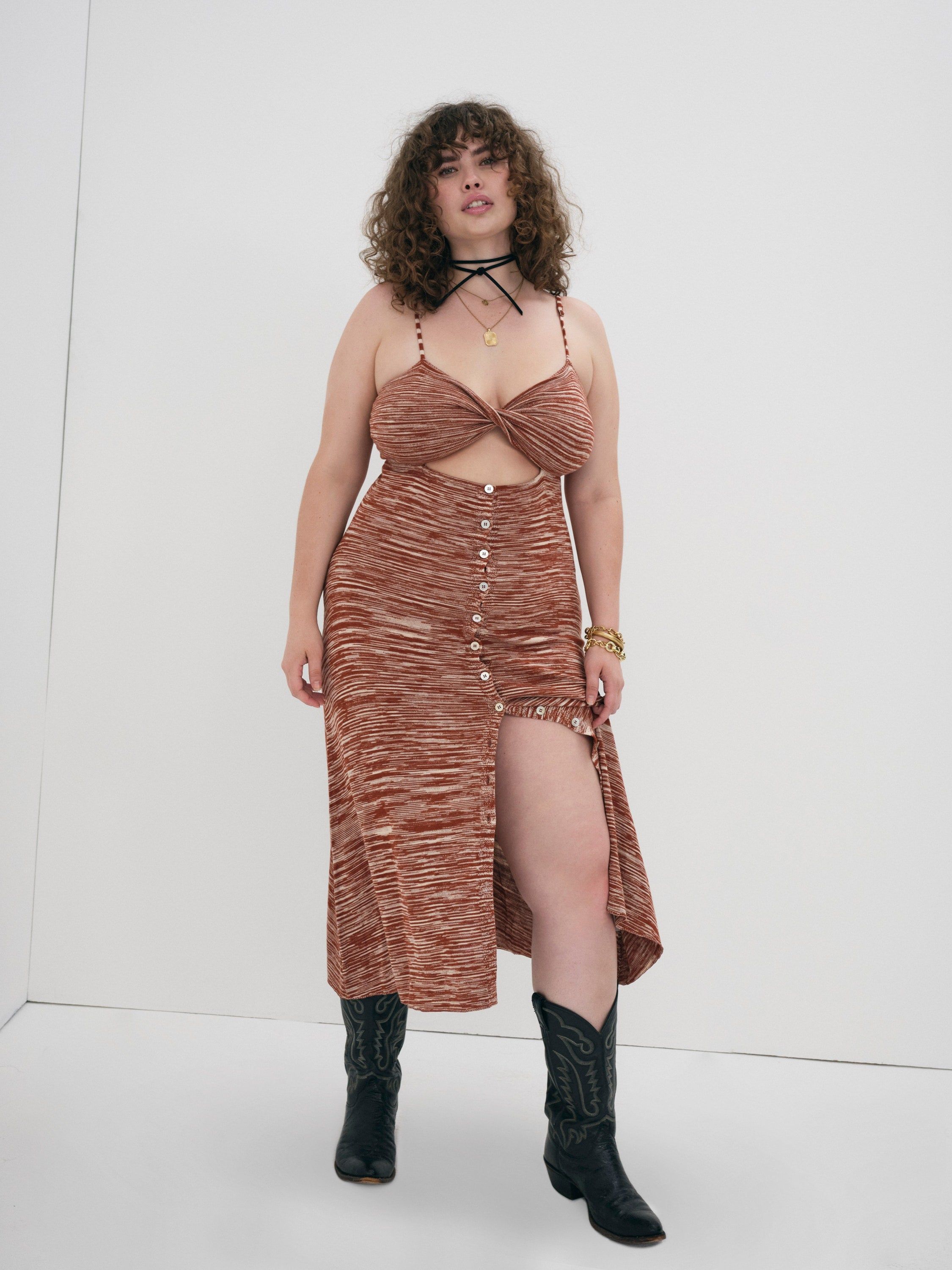 Isabela Midi Dress sold by For Love And Lemons product image thumbnail 5