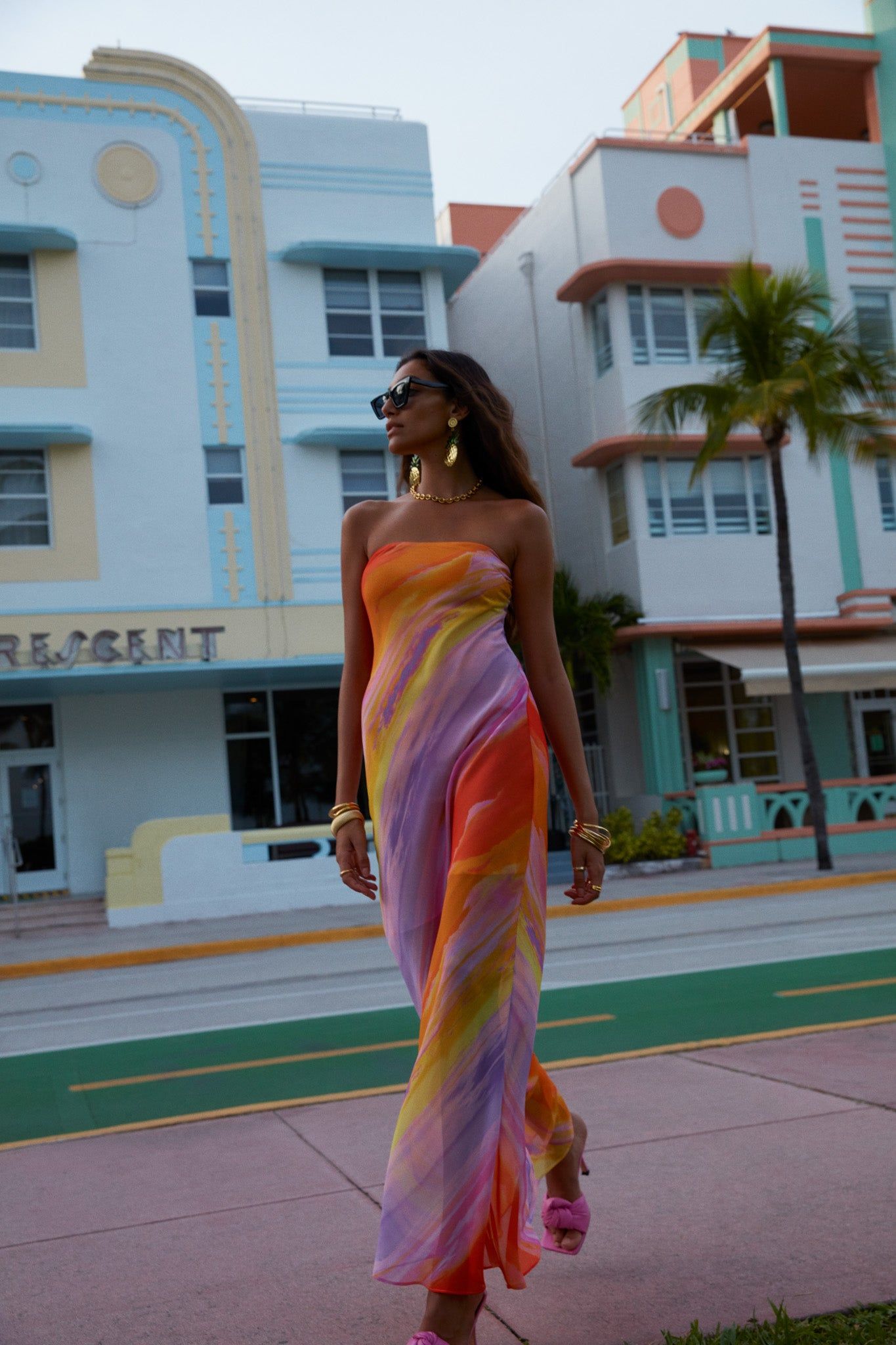 Vista Maxi Dress sold by For Love And Lemons product image thumbnail 7