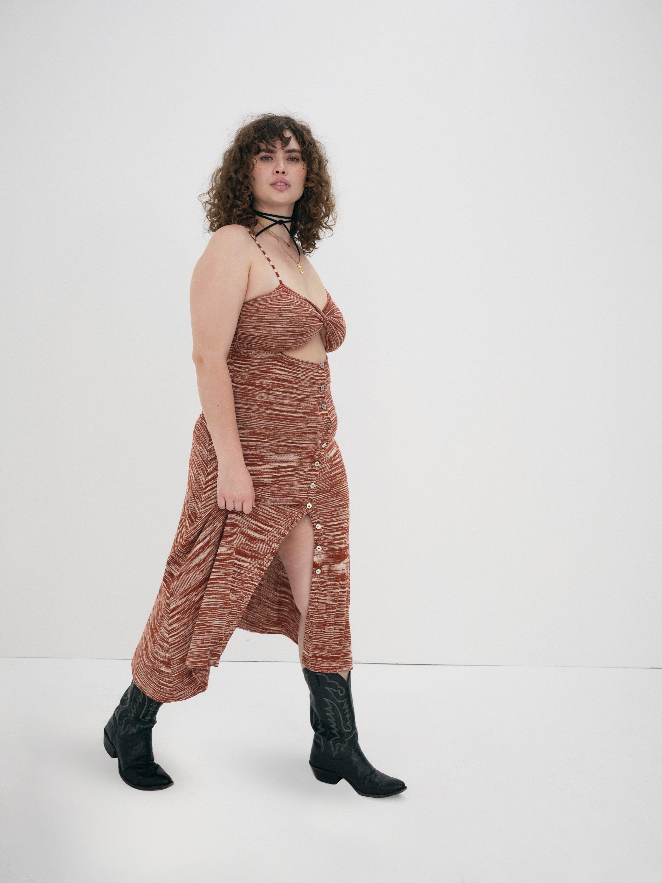 Isabela Midi Dress sold by For Love And Lemons product image thumbnail 8